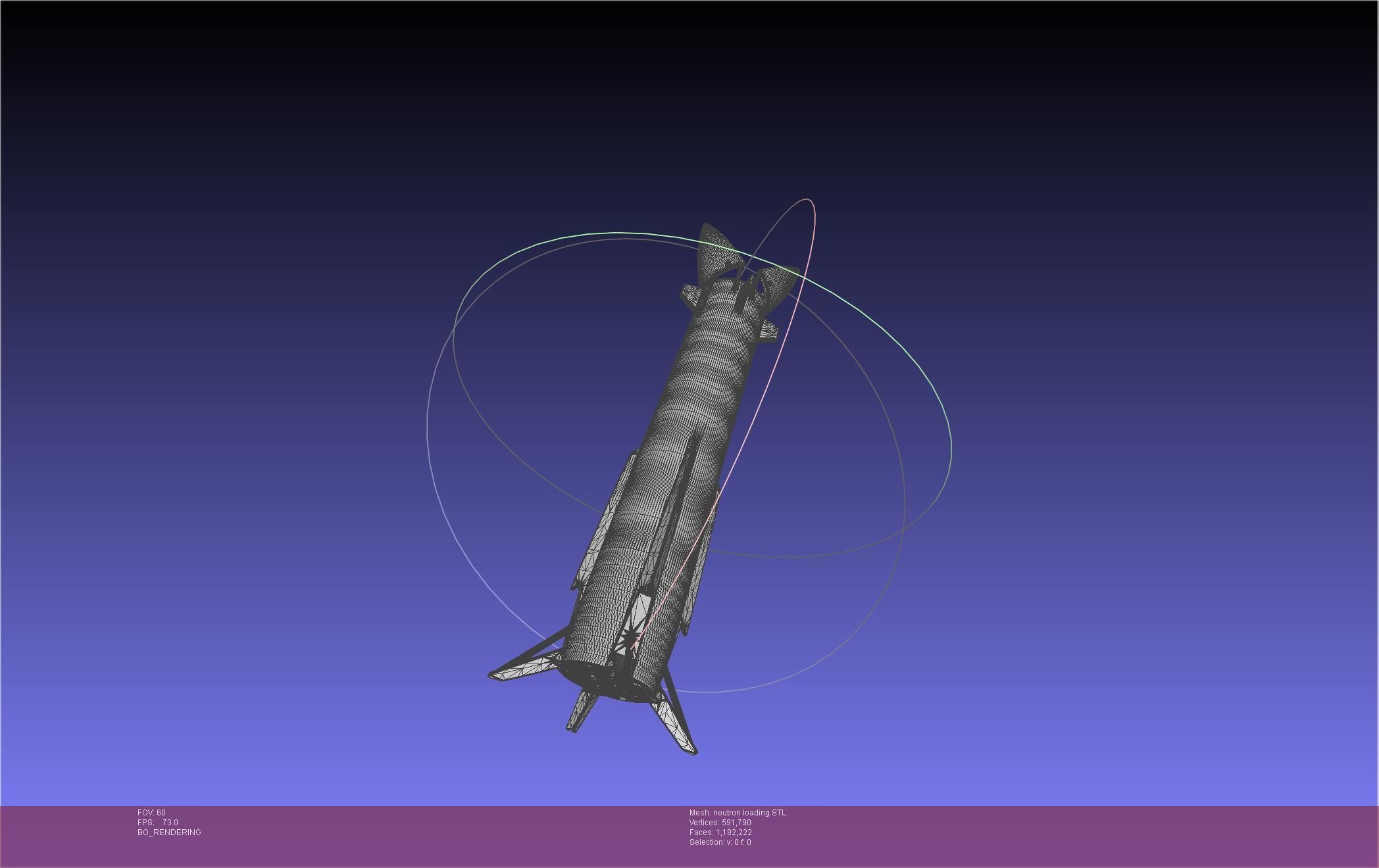 Rocket Lab Neutron Updated Version 3D print model_85