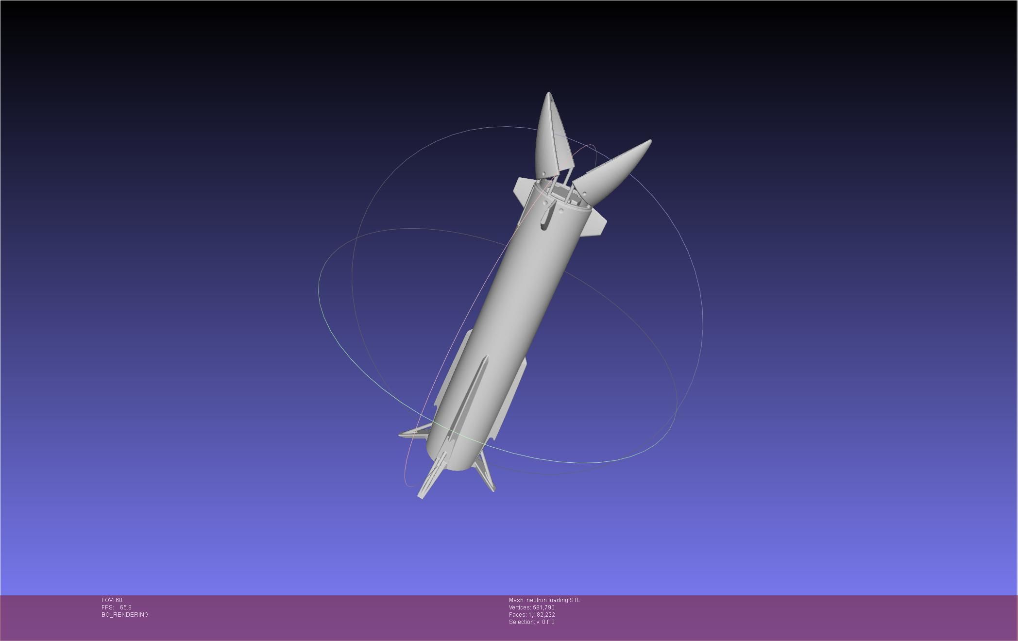 Rocket Lab Neutron Updated Version 3D print model_77