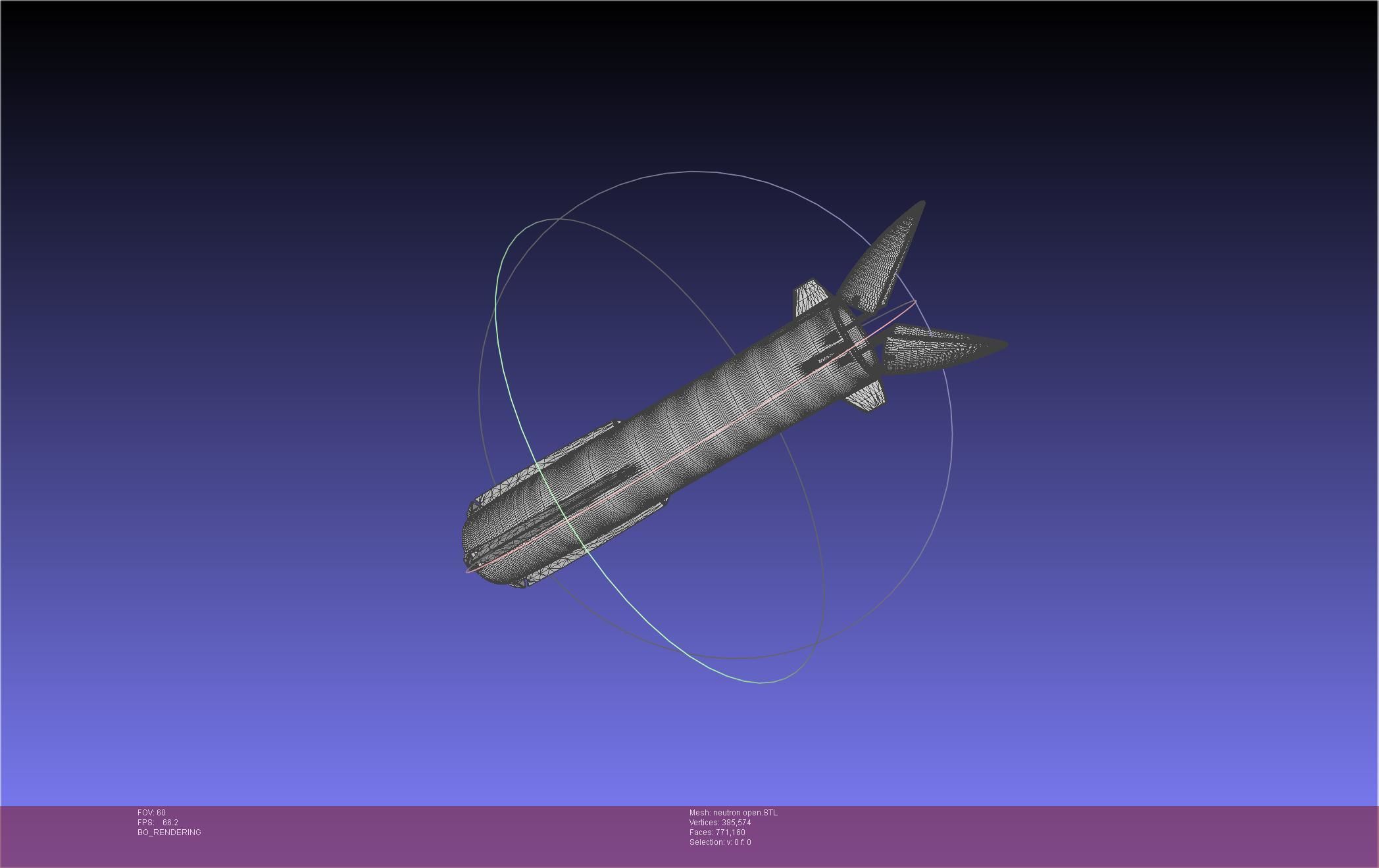 Rocket Lab Neutron Updated Version 3D print model_118