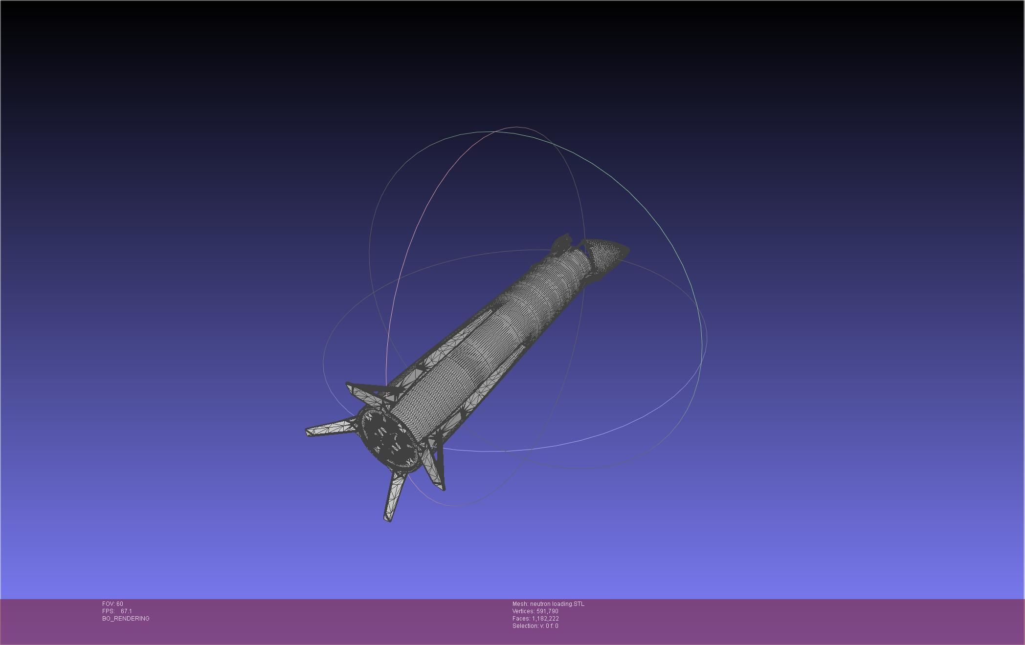 Rocket Lab Neutron Updated Version 3D print model_96