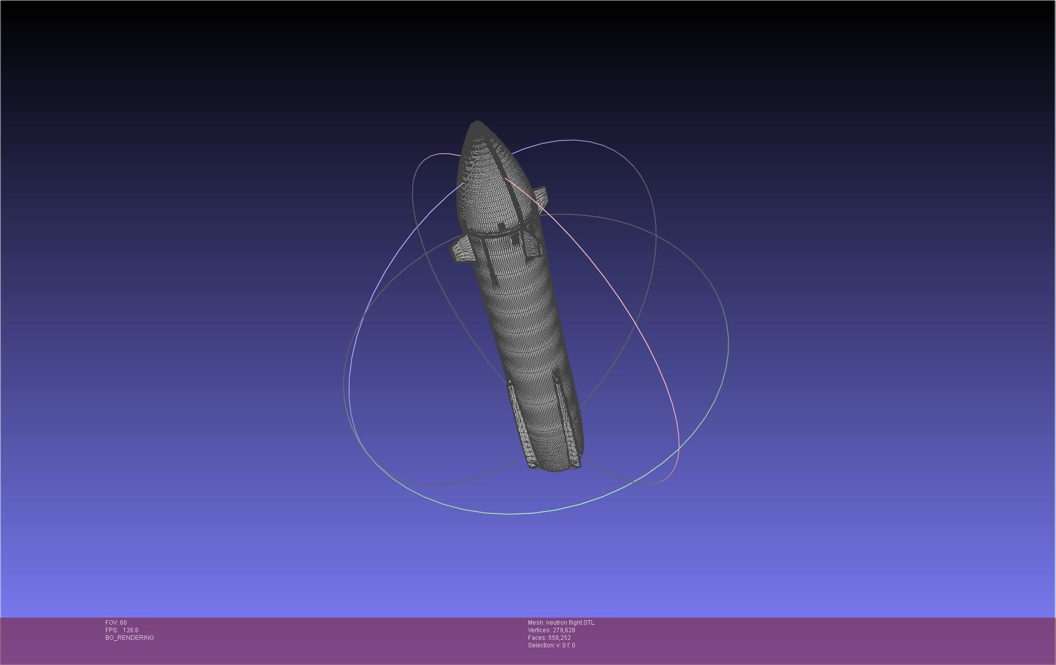 Rocket Lab Neutron Updated Version 3D print model_23