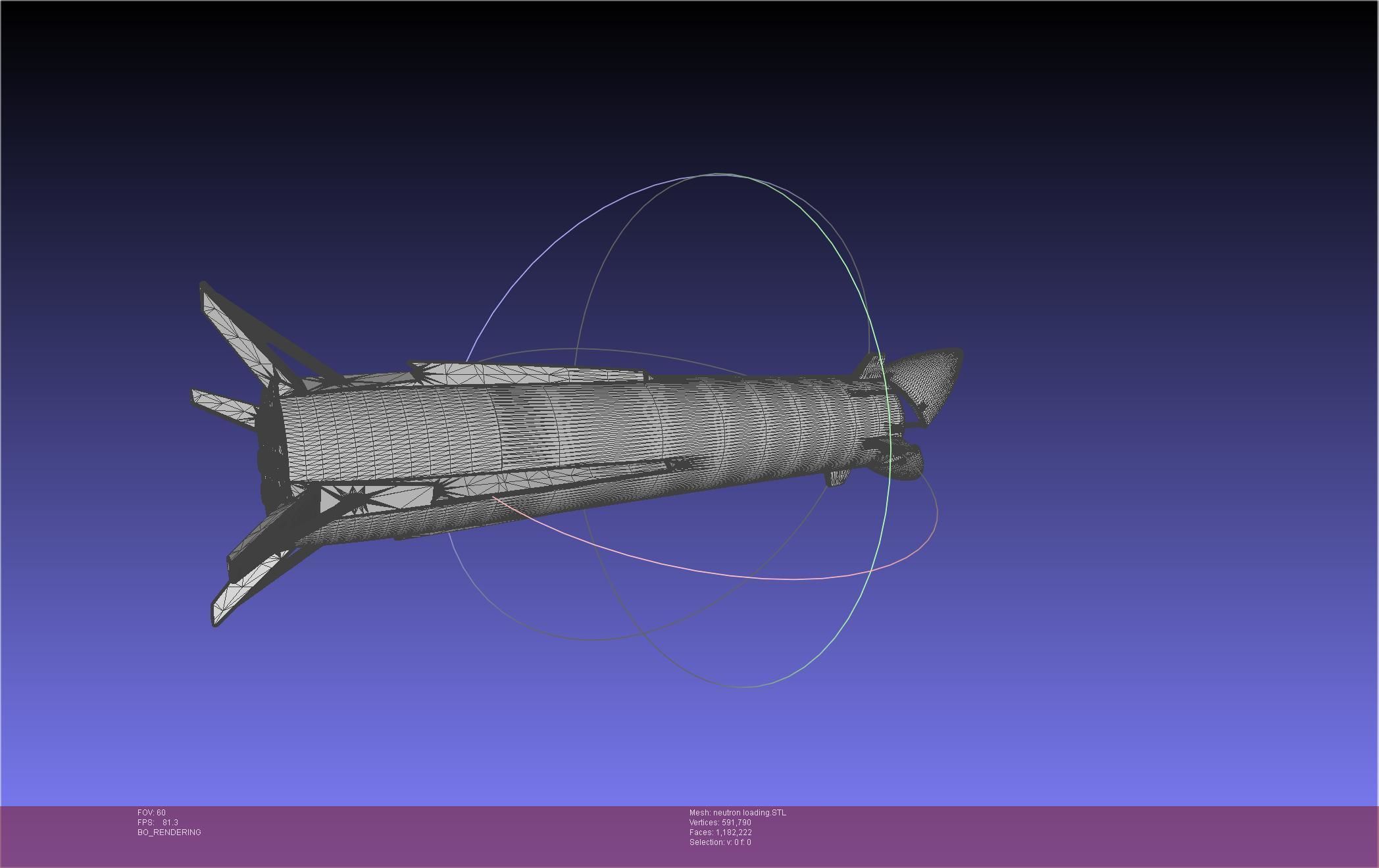Rocket Lab Neutron Updated Version 3D print model_102