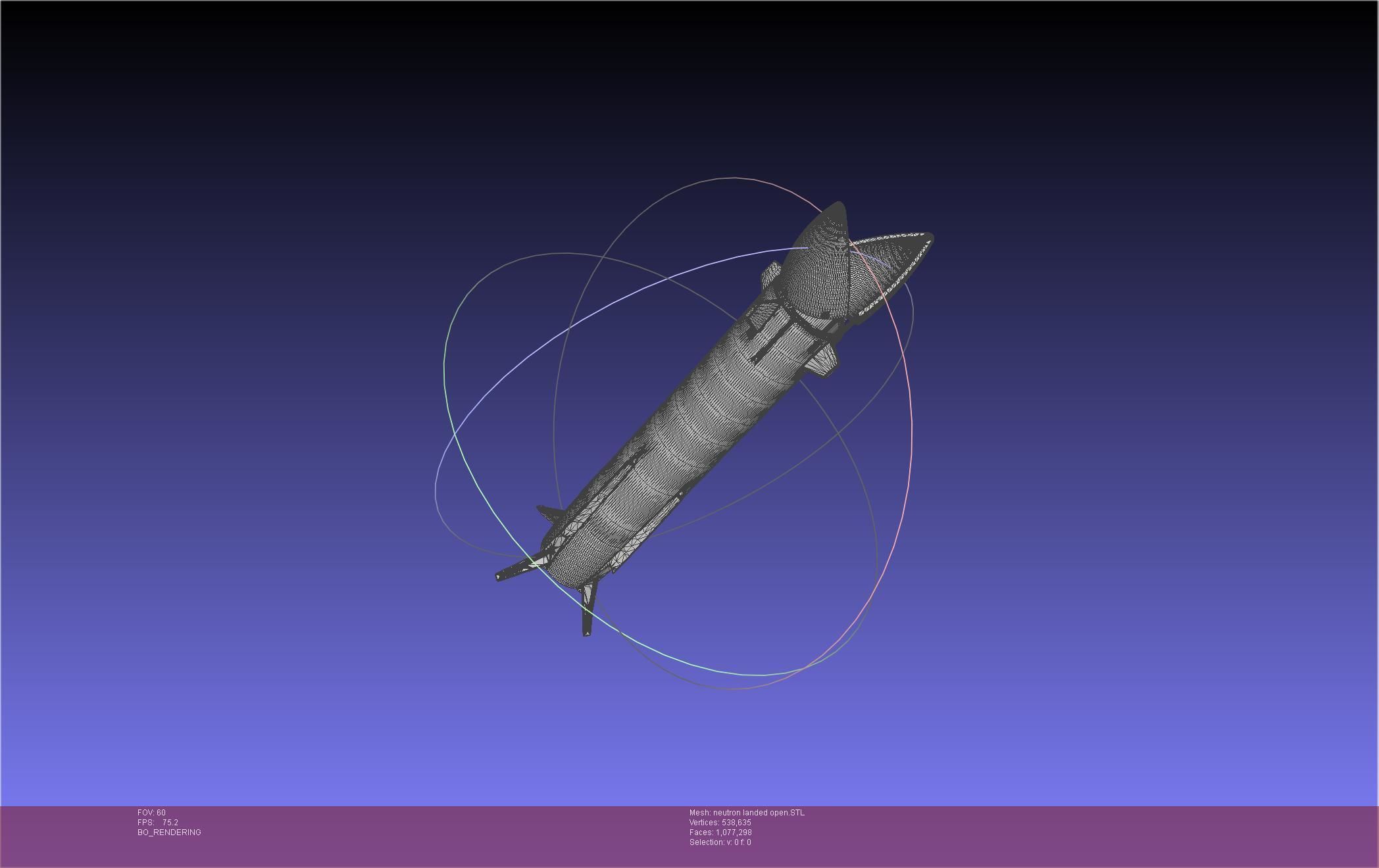 Rocket Lab Neutron Updated Version 3D print model_42