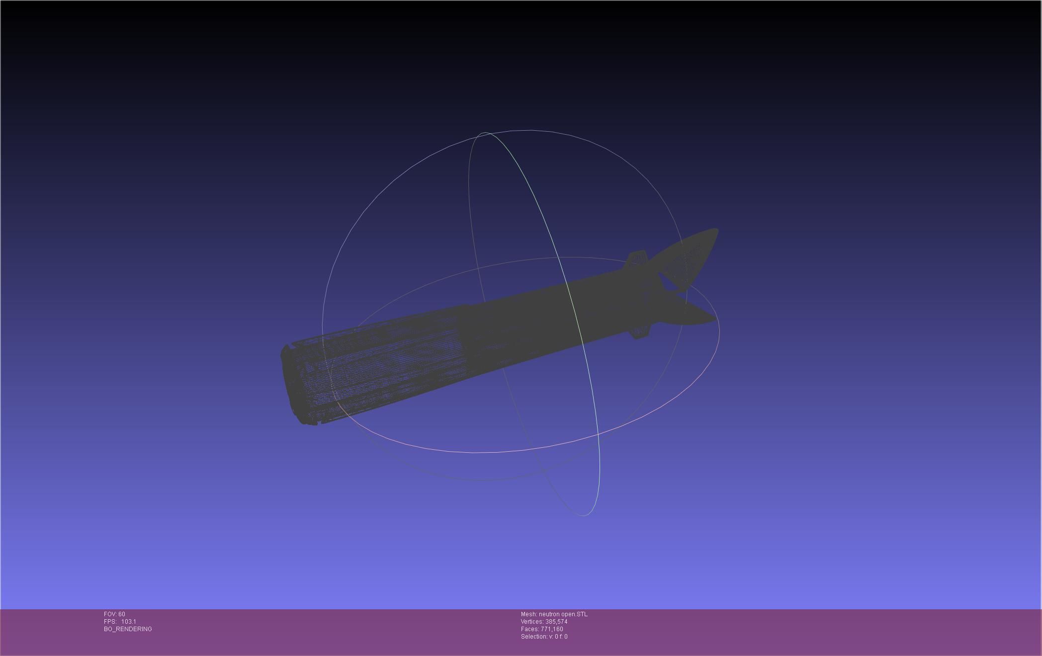 Rocket Lab Neutron Updated Version 3D print model_117