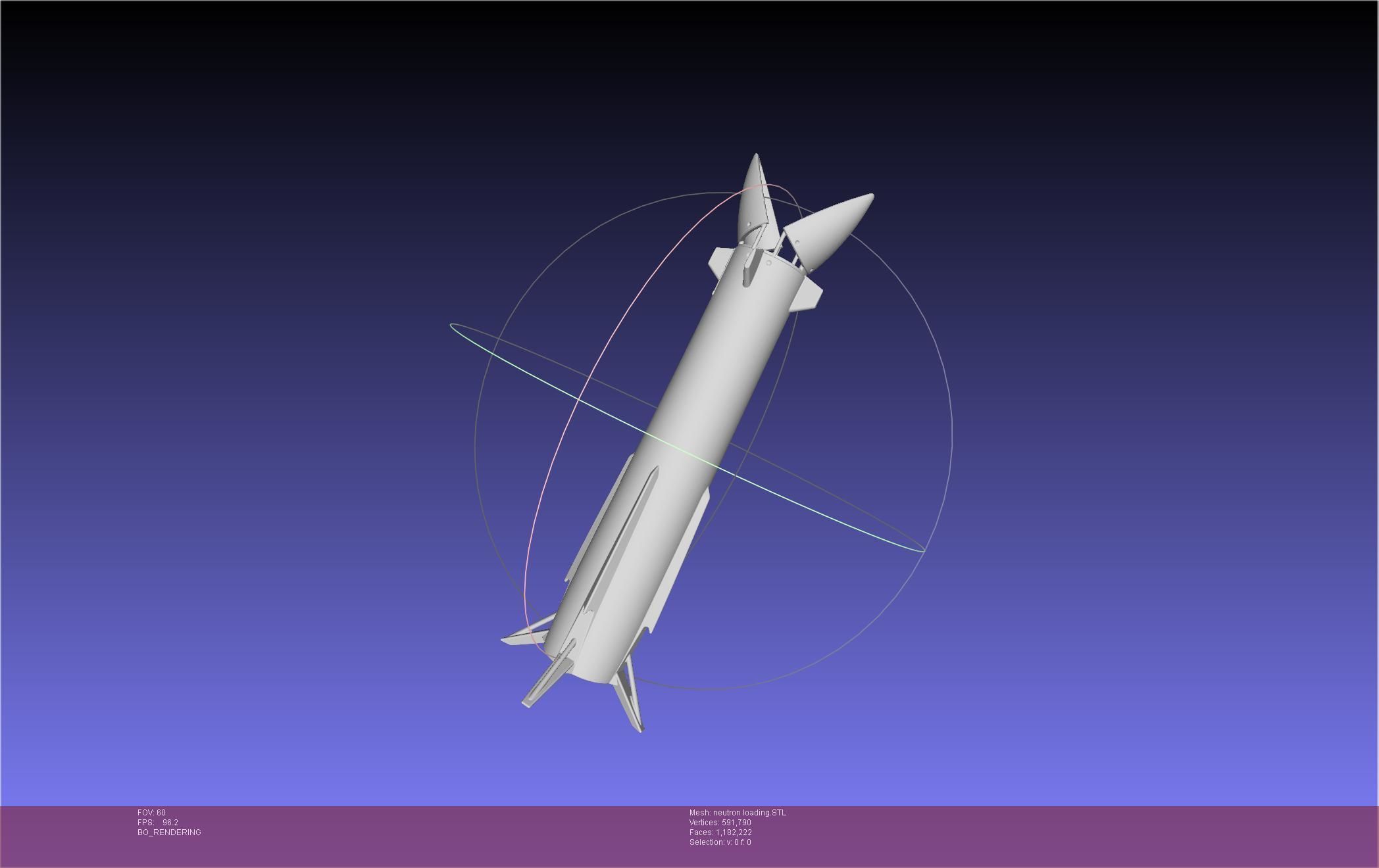 Rocket Lab Neutron Updated Version 3D print model_87