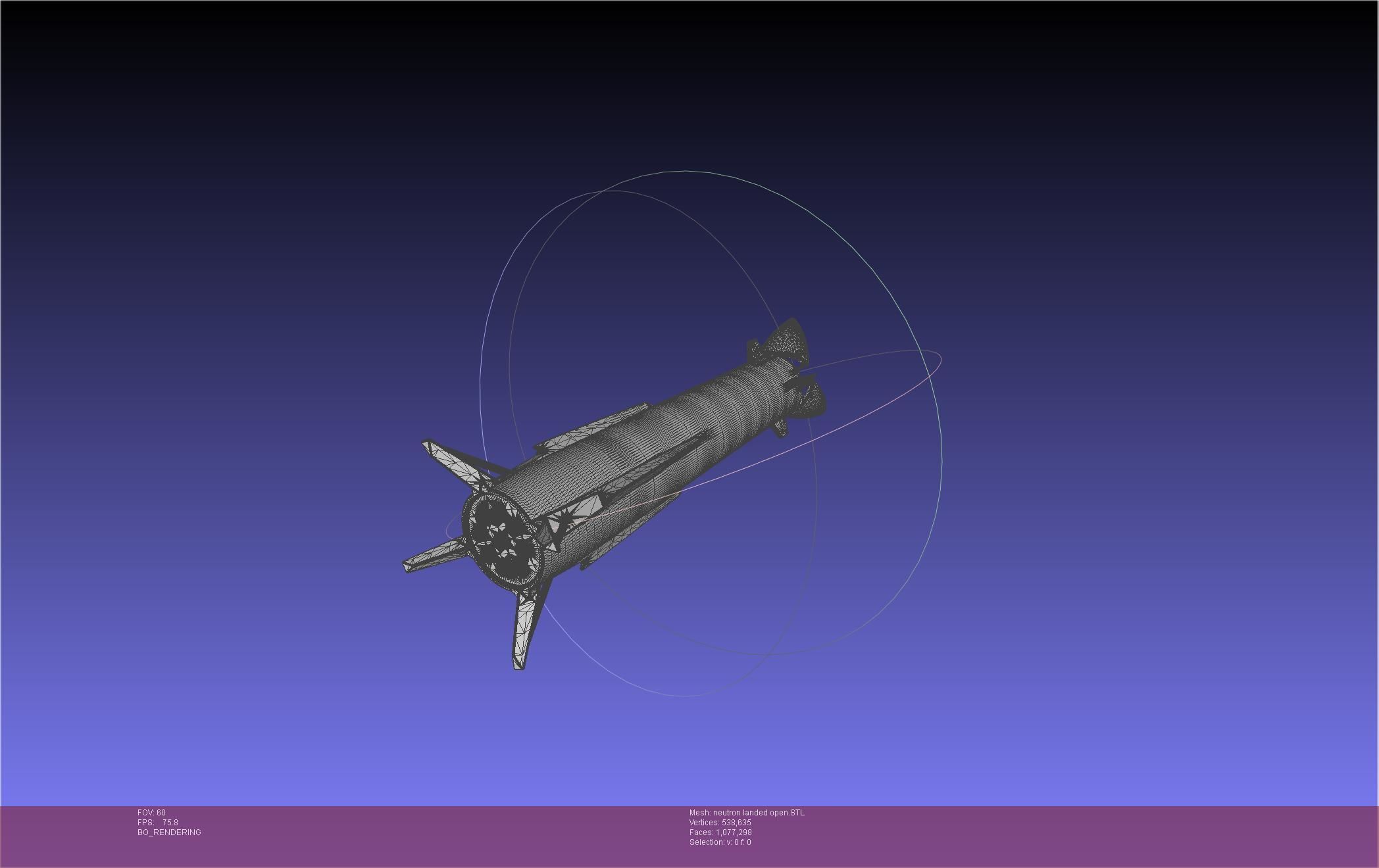 Rocket Lab Neutron Updated Version 3D print model_28
