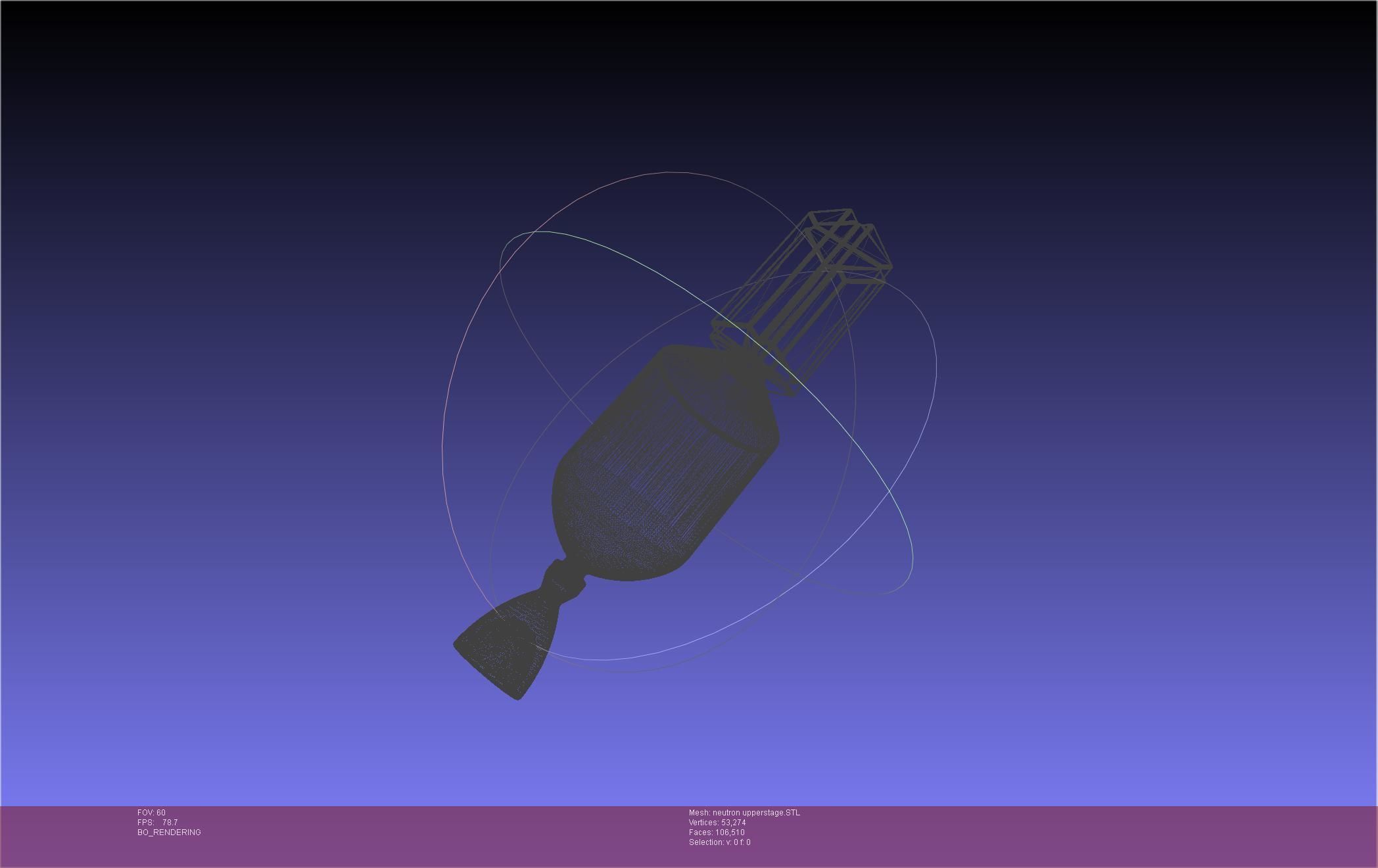 Rocket Lab Neutron Updated Version 3D print model_130