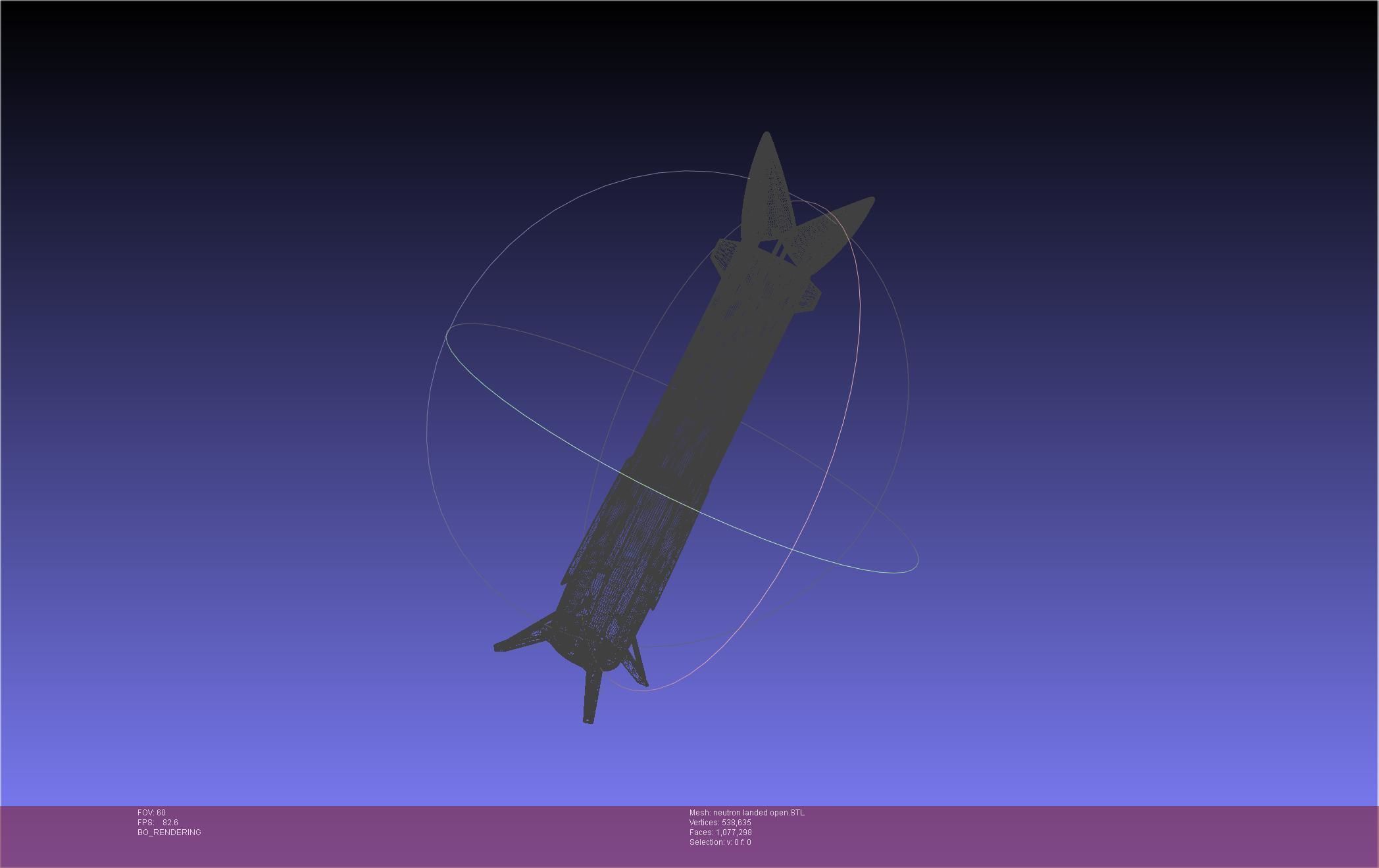 Rocket Lab Neutron Updated Version 3D print model_46