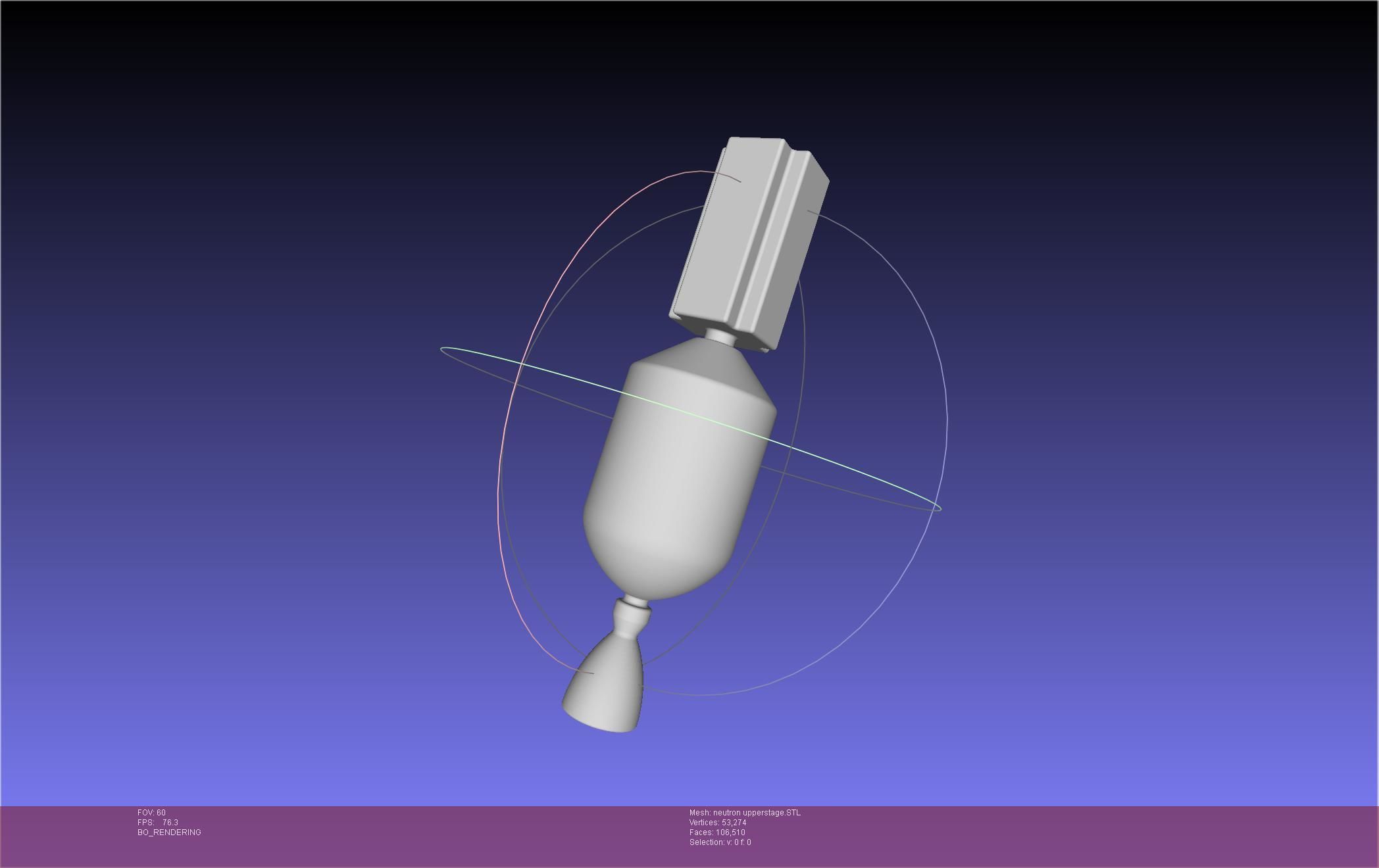 Rocket Lab Neutron Updated Version 3D print model_122