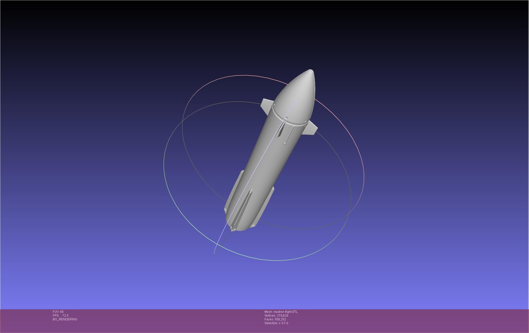 Rocket Lab Neutron Updated Version 3D print model_3