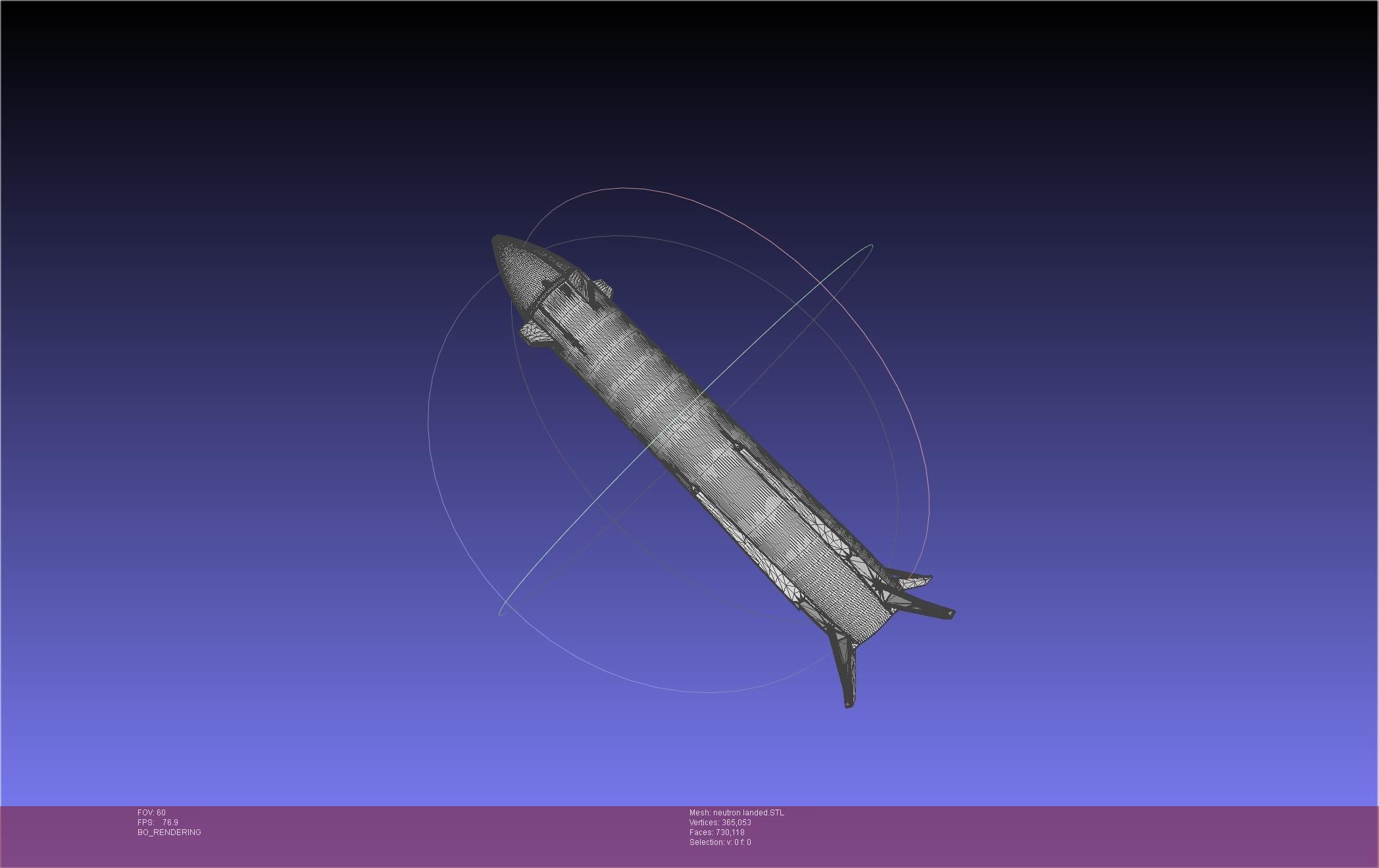 Rocket Lab Neutron Updated Version 3D print model_51