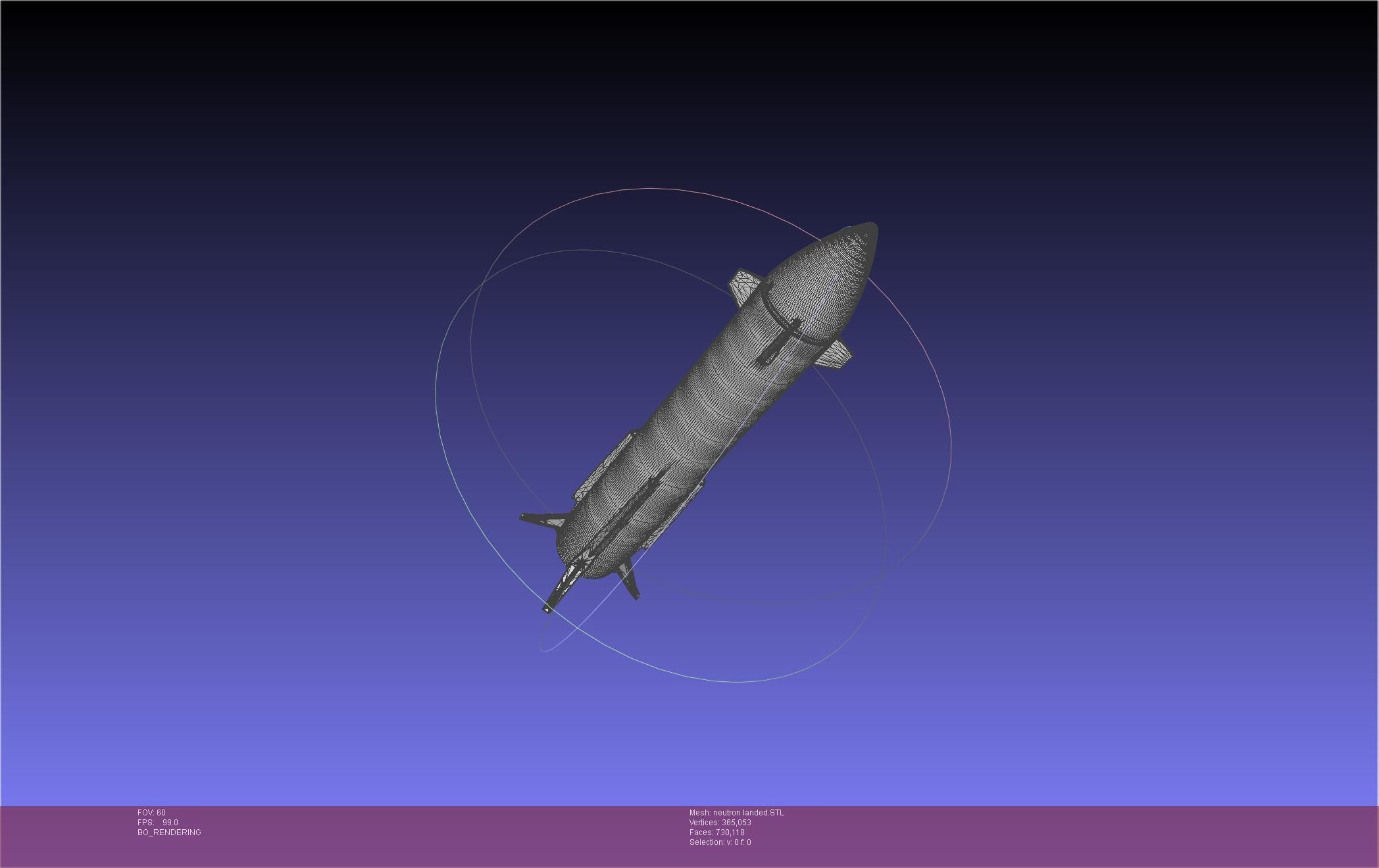 Rocket Lab Neutron Updated Version 3D print model_67