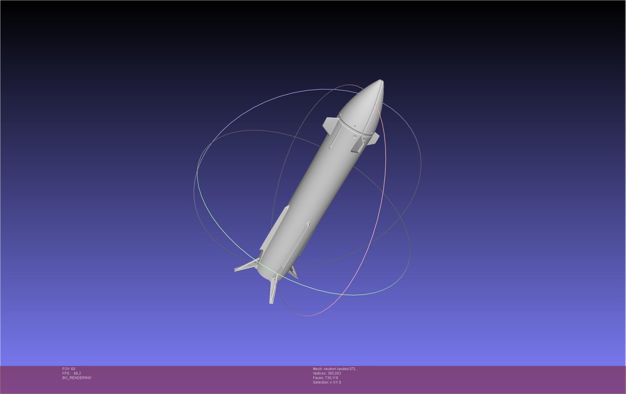 Rocket Lab Neutron Updated Version 3D print model_31