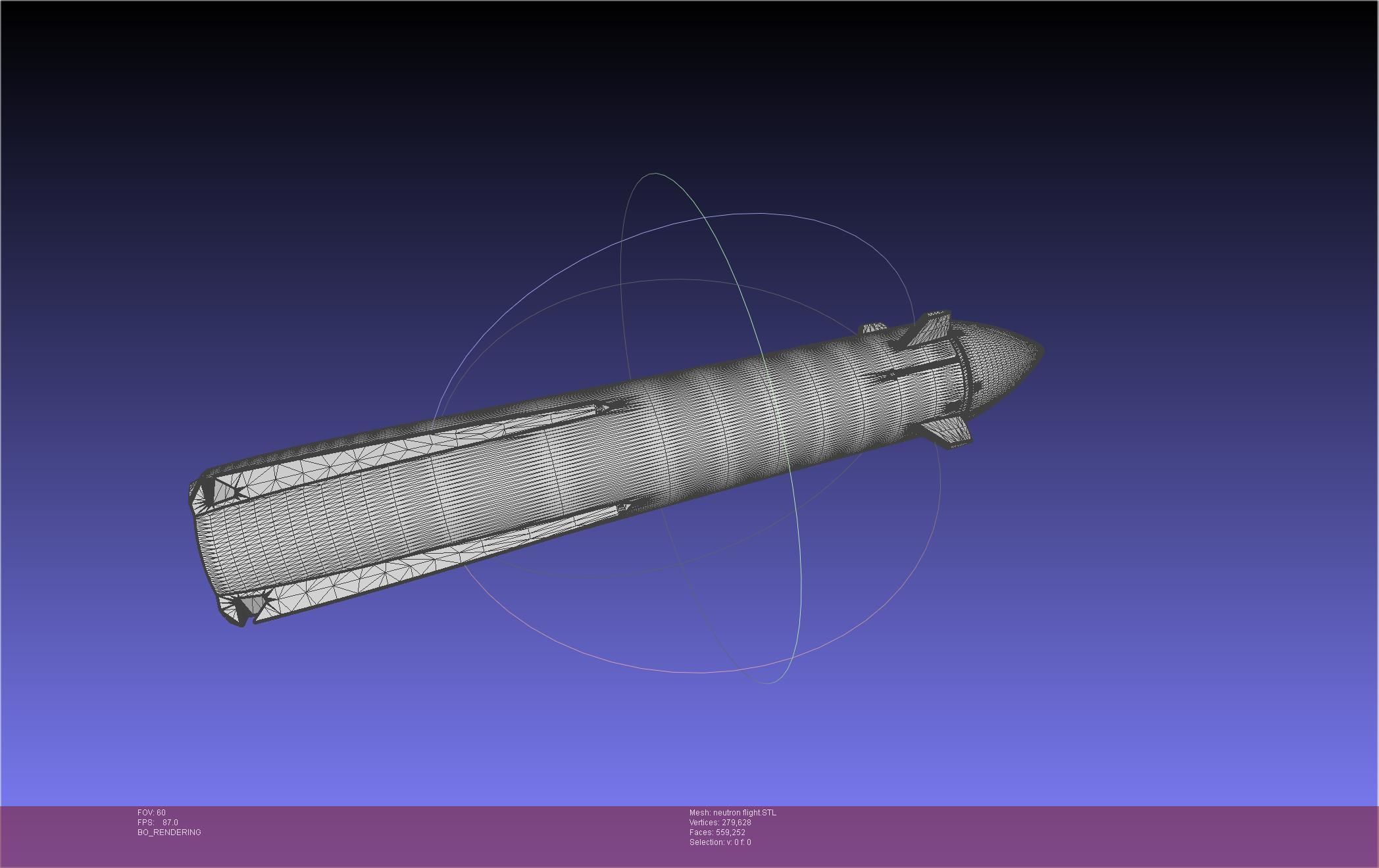 Rocket Lab Neutron Updated Version 3D print model_57