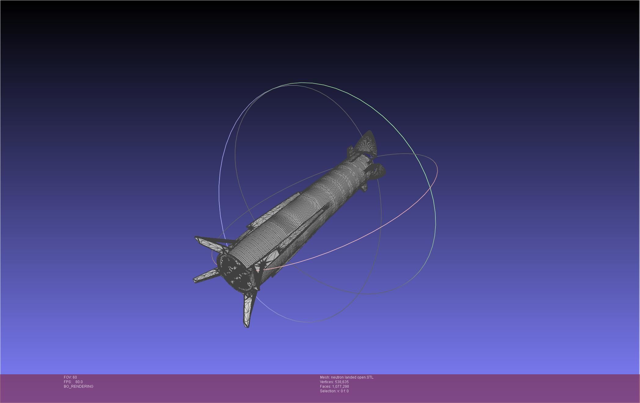 Rocket Lab Neutron Updated Version 3D print model_37