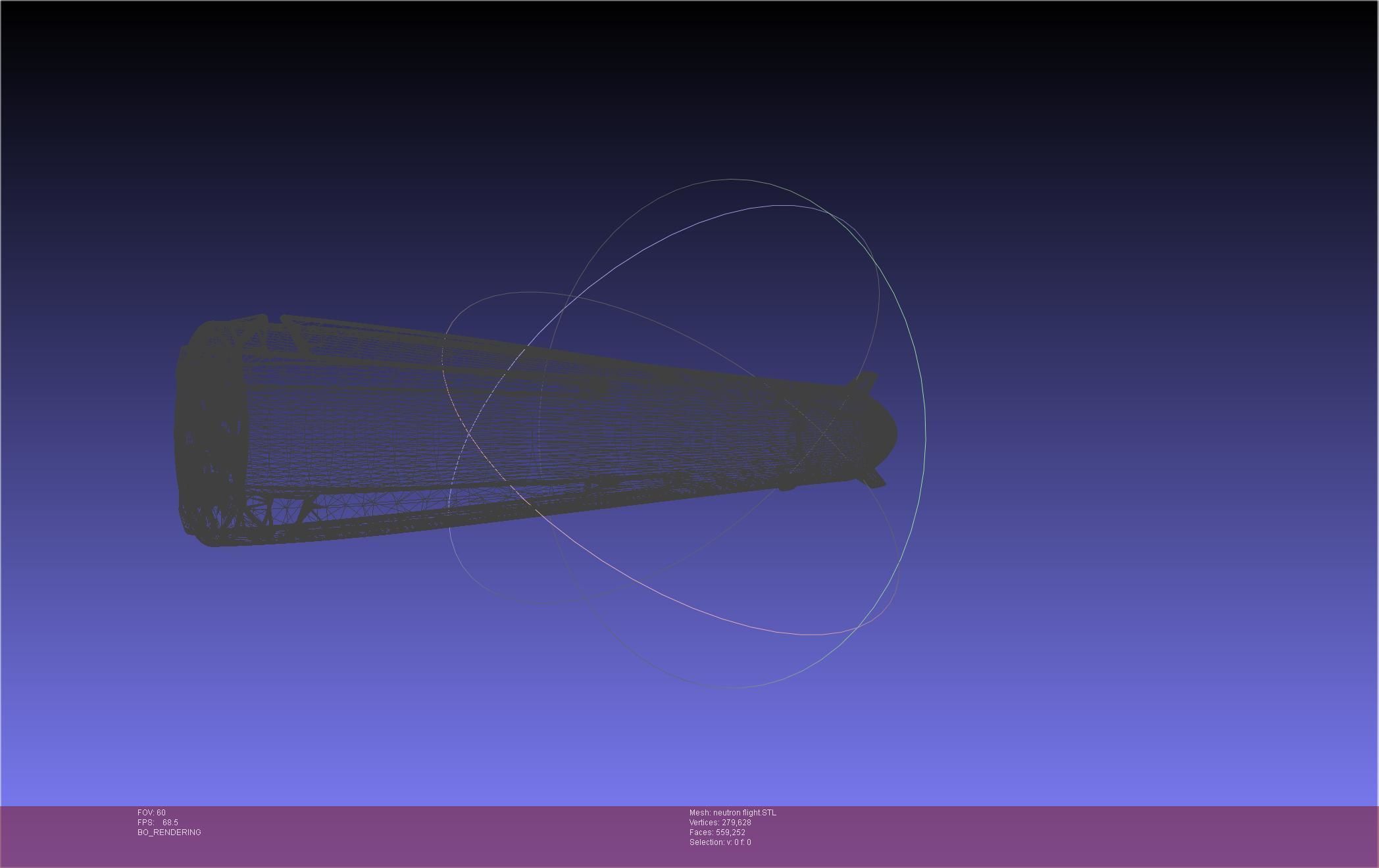 Rocket Lab Neutron Updated Version 3D print model_19