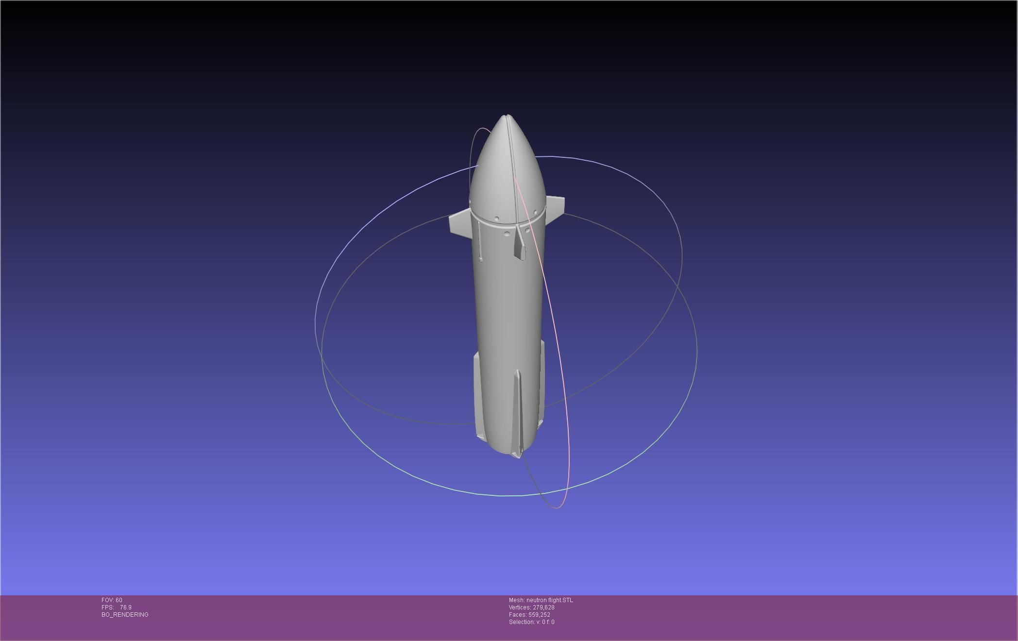 Rocket Lab Neutron Updated Version 3D print model_1