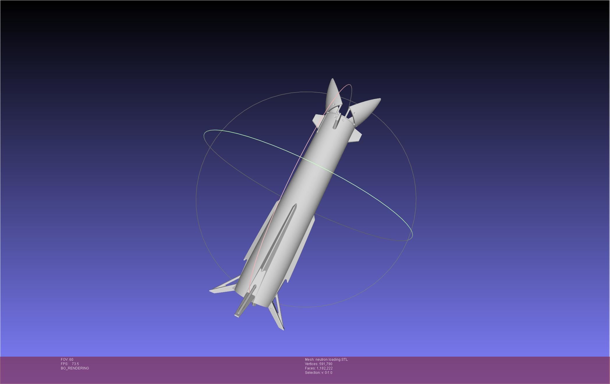 Rocket Lab Neutron Updated Version 3D print model_92