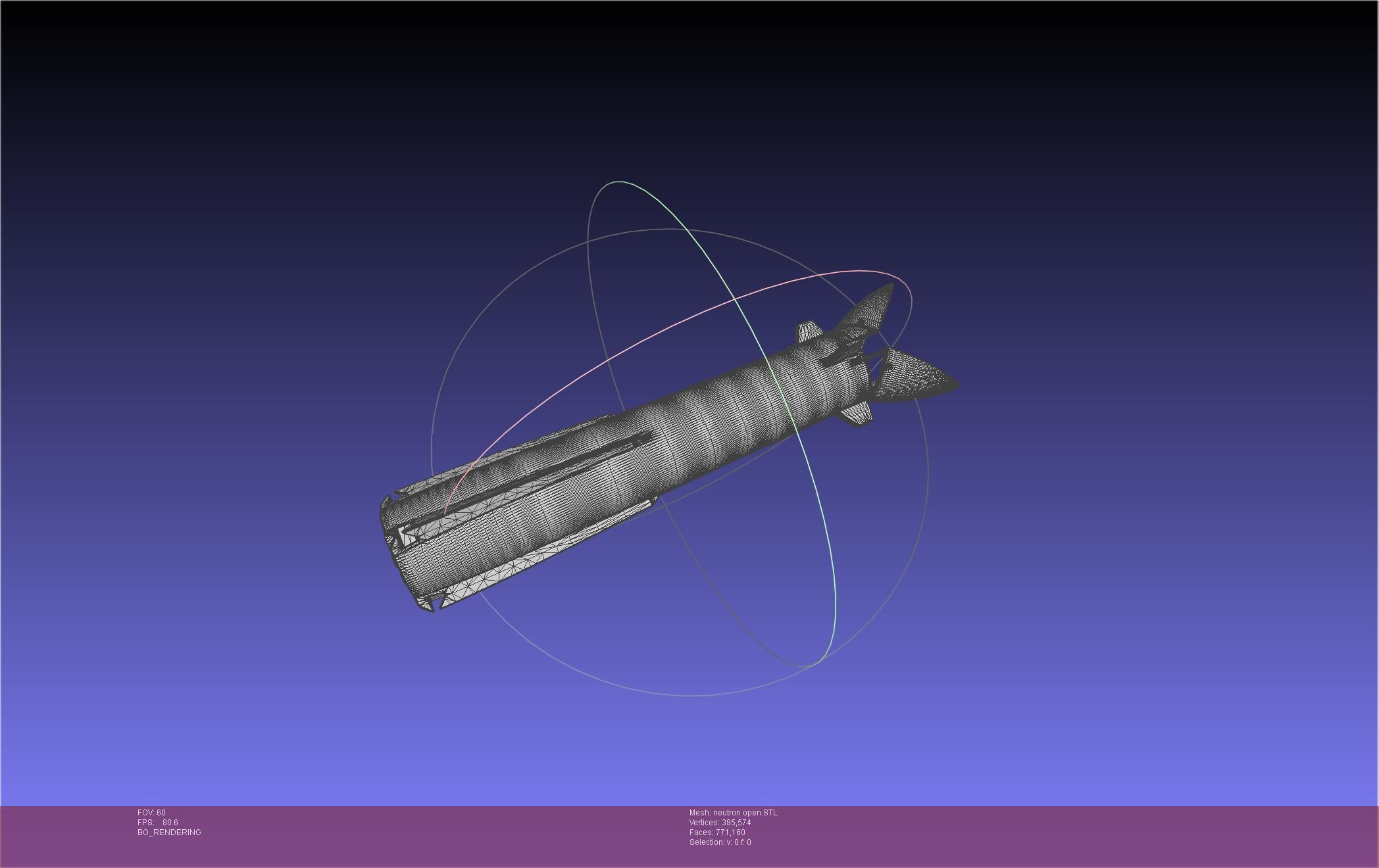 Rocket Lab Neutron Updated Version 3D print model_114