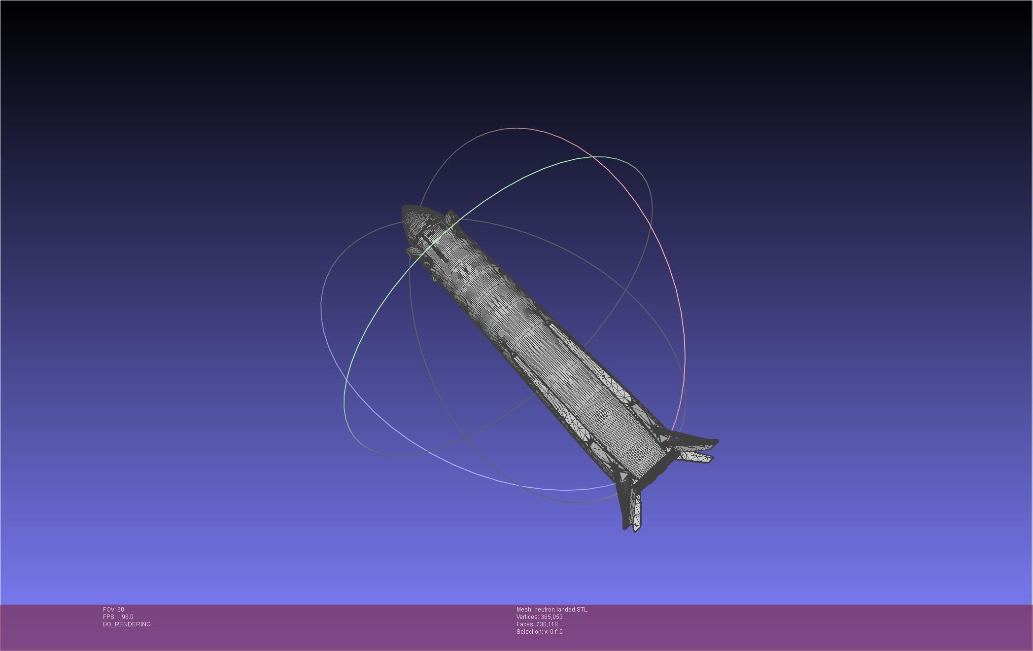 Rocket Lab Neutron Updated Version 3D print model_61