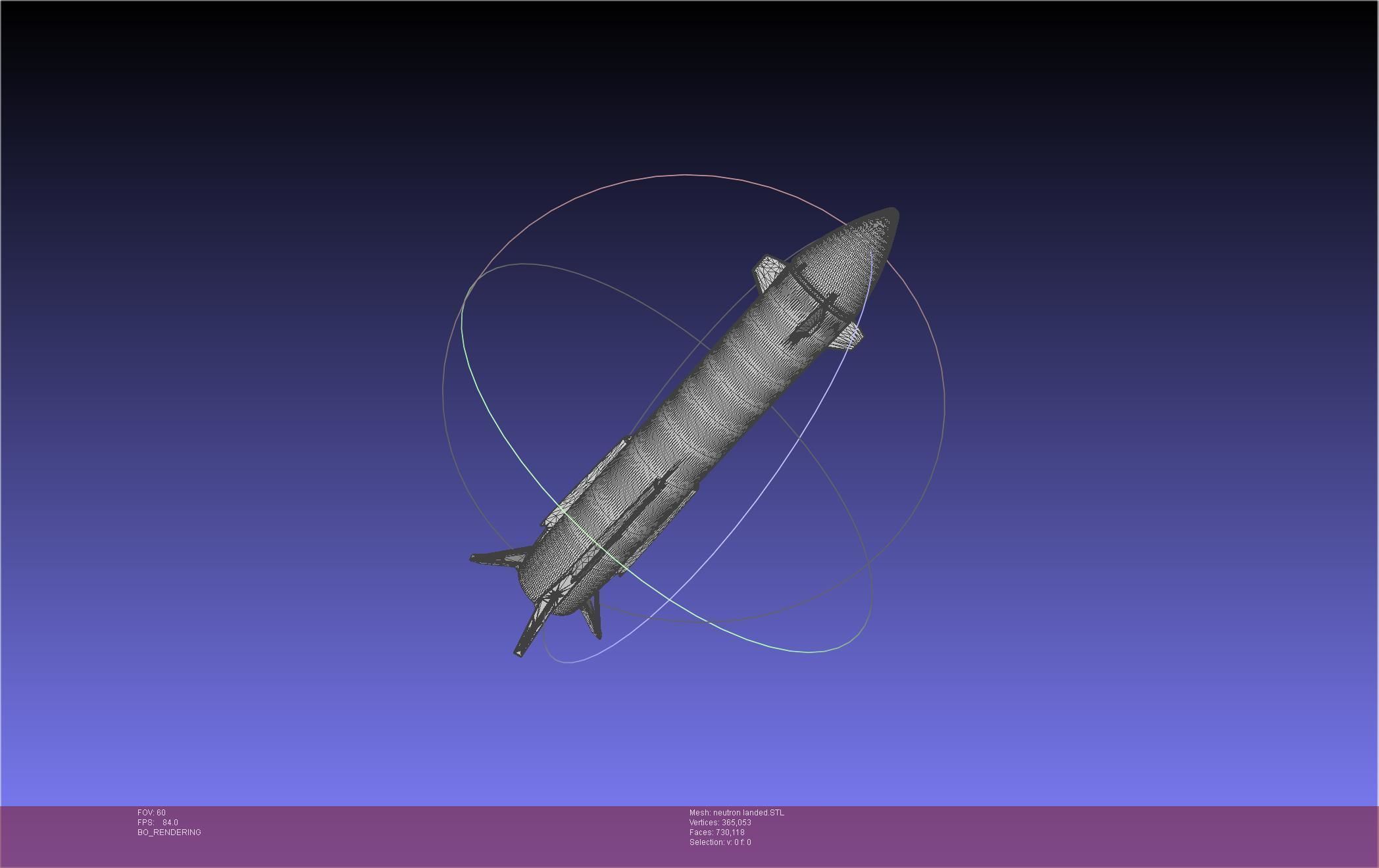Rocket Lab Neutron Updated Version 3D print model_55