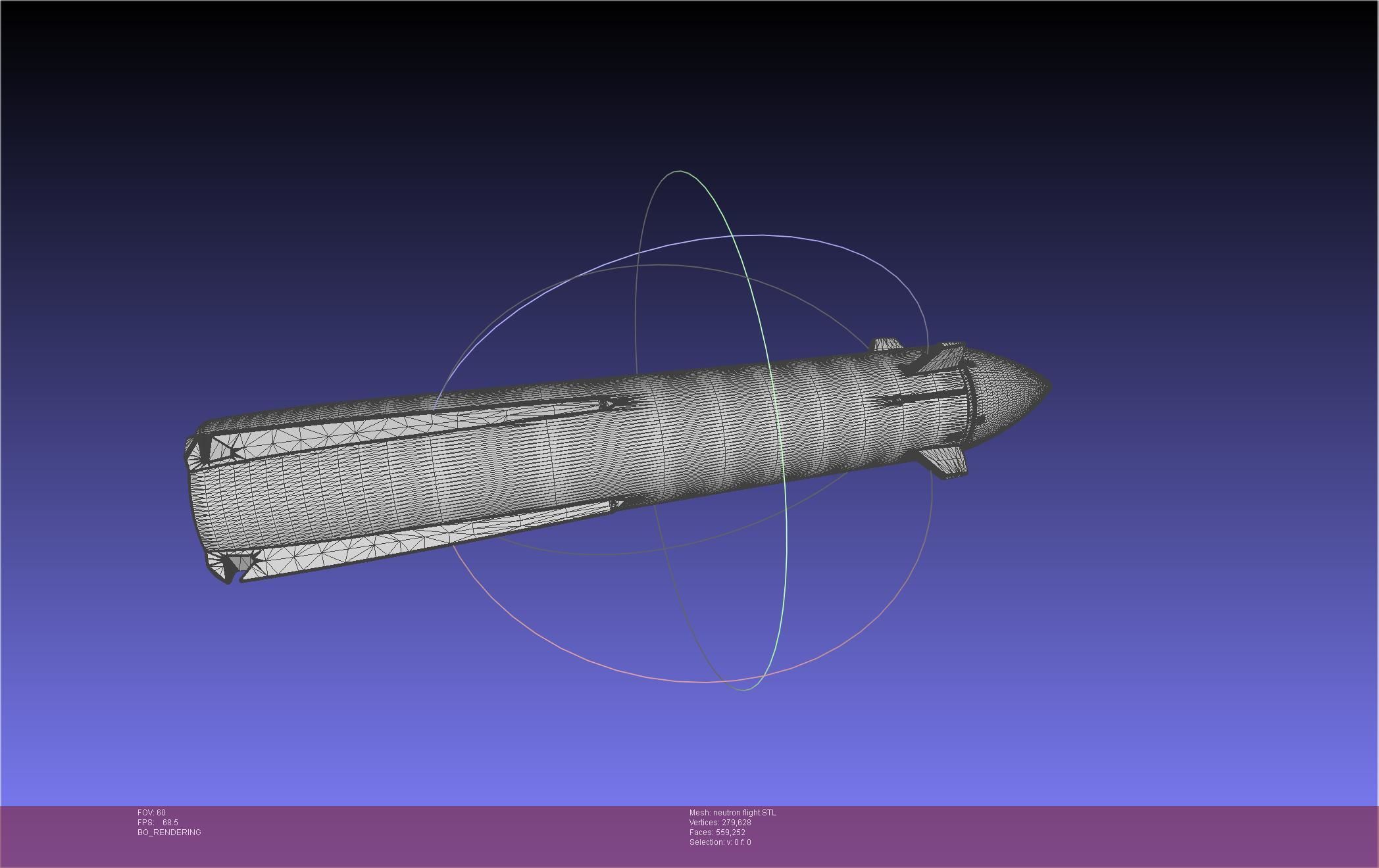 Rocket Lab Neutron Updated Version 3D print model_27