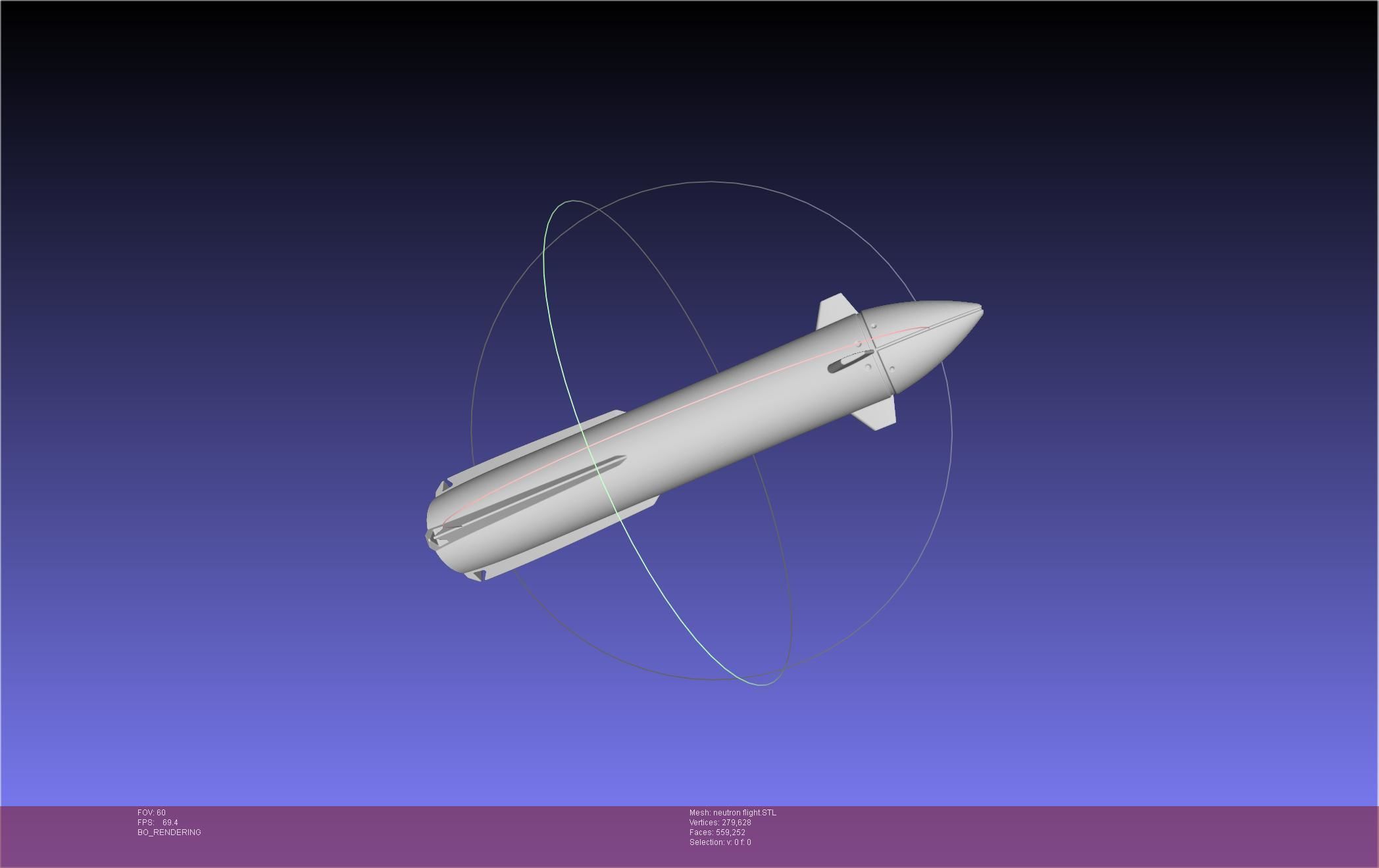 Rocket Lab Neutron Updated Version 3D print model_16