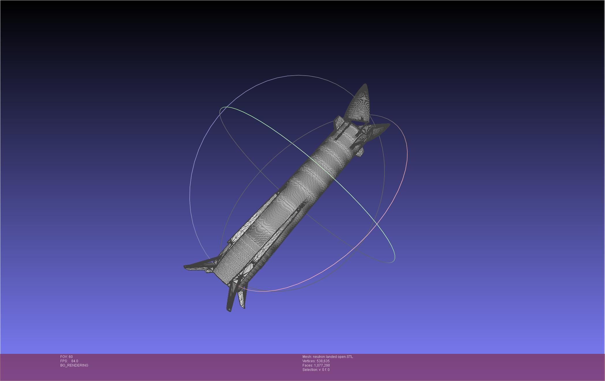 Rocket Lab Neutron Updated Version 3D print model_49