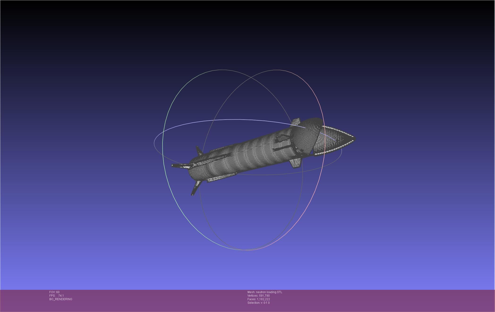 Rocket Lab Neutron Updated Version 3D print model_90