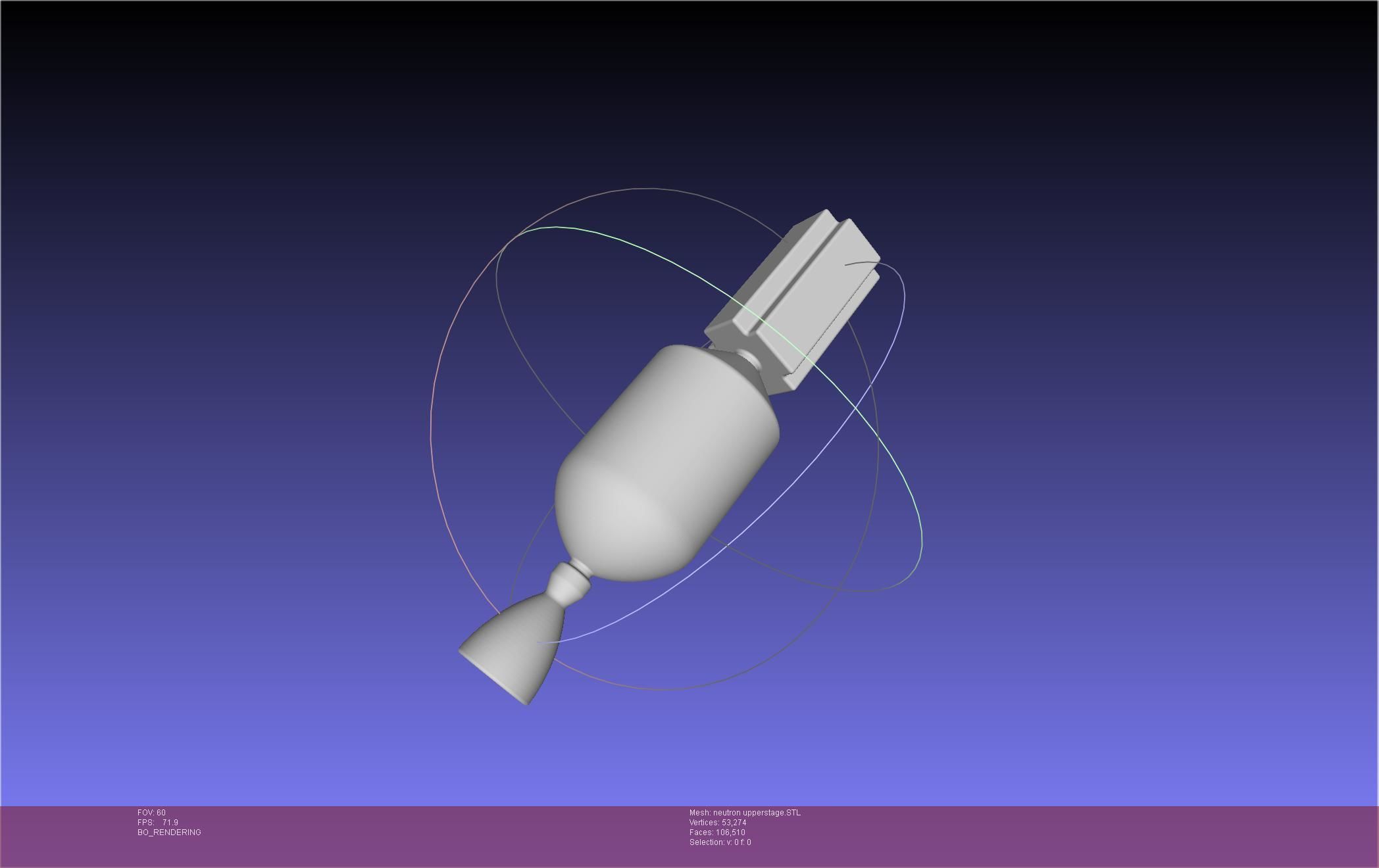 Rocket Lab Neutron Updated Version 3D print model_126