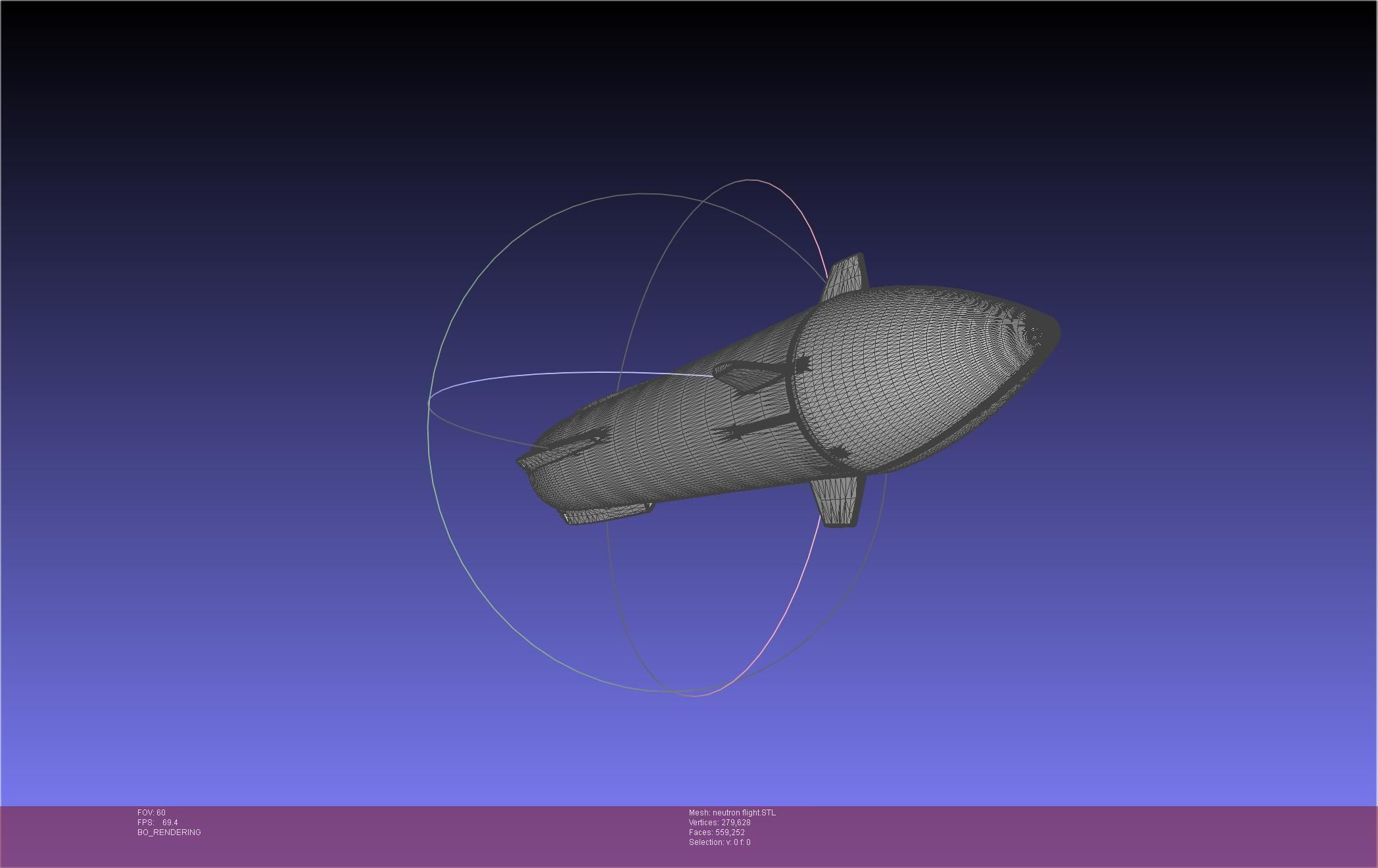 Rocket Lab Neutron Updated Version 3D print model_41