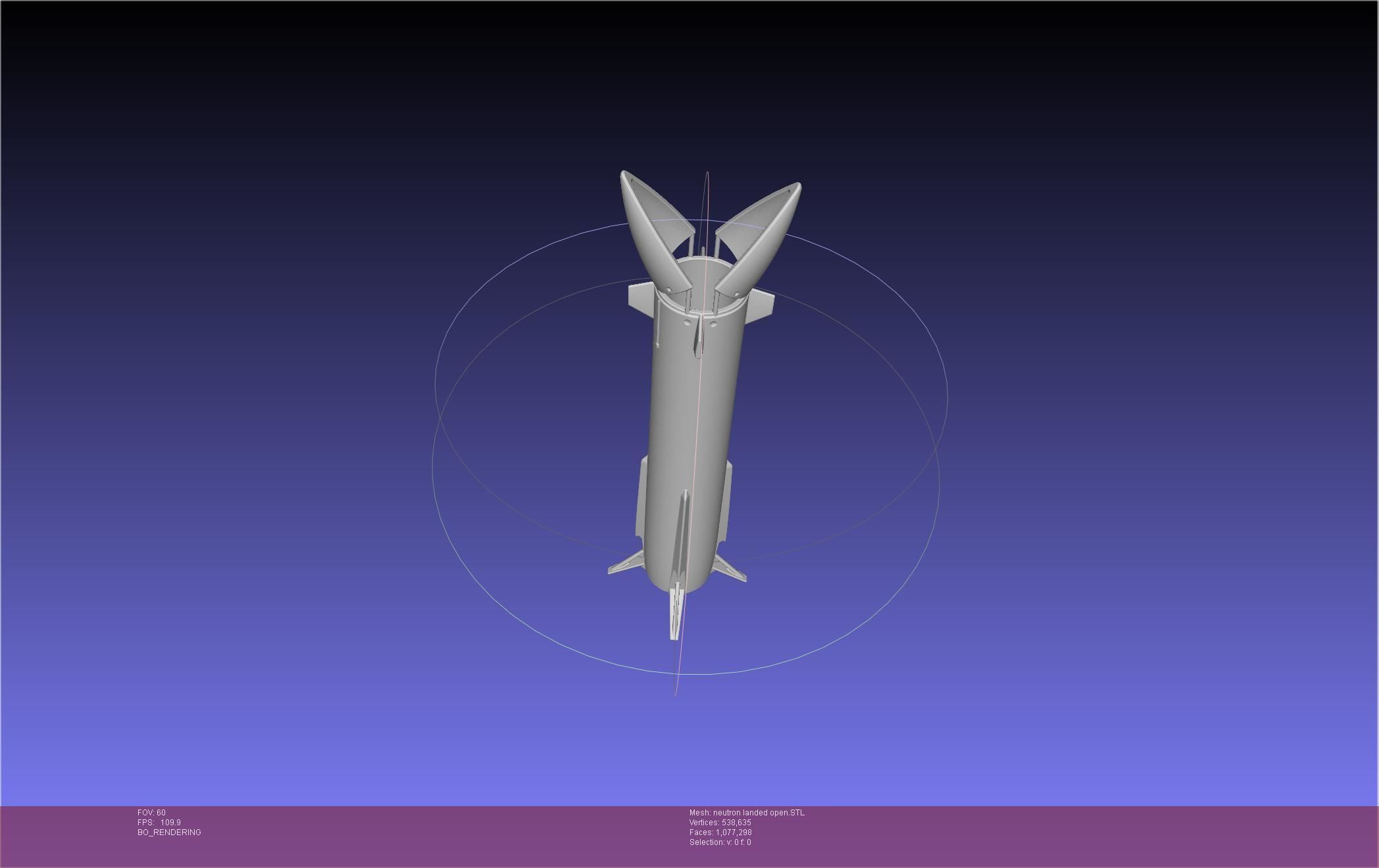Rocket Lab Neutron Updated Version 3D print model_24