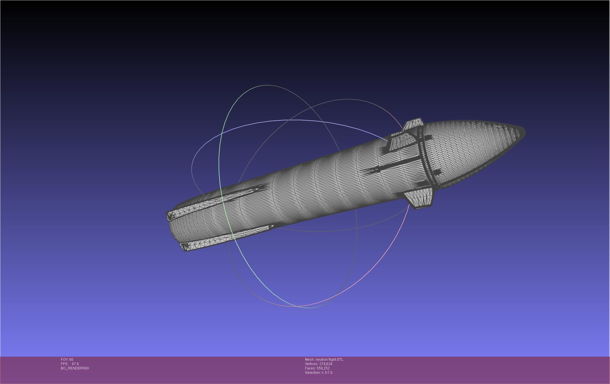 Rocket Lab Neutron Updated Version 3D print model_18