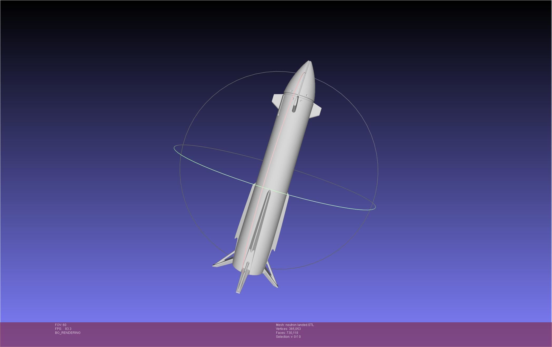 Rocket Lab Neutron Updated Version 3D print model_48