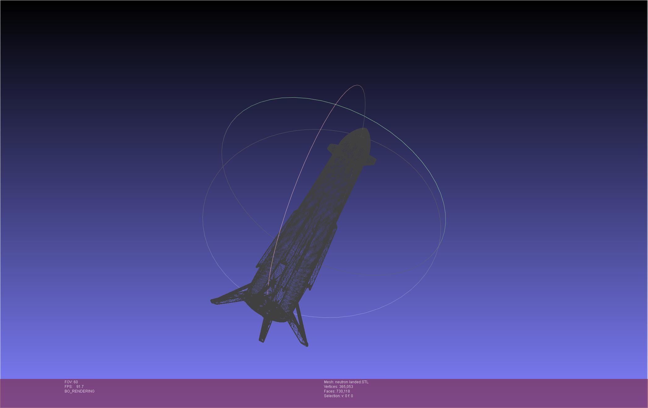 Rocket Lab Neutron Updated Version 3D print model_79