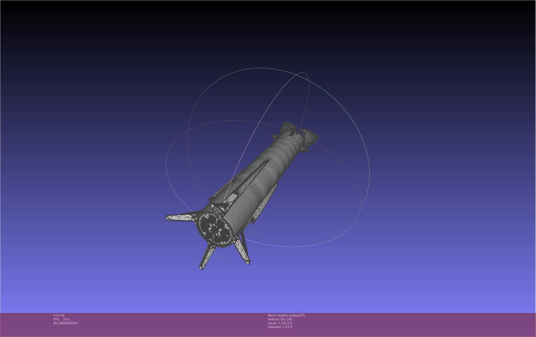 Rocket Lab Neutron Updated Version 3D print model_75