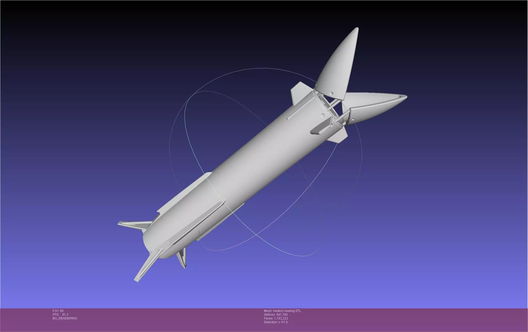 Rocket Lab Neutron Updated Version 3D print model_0