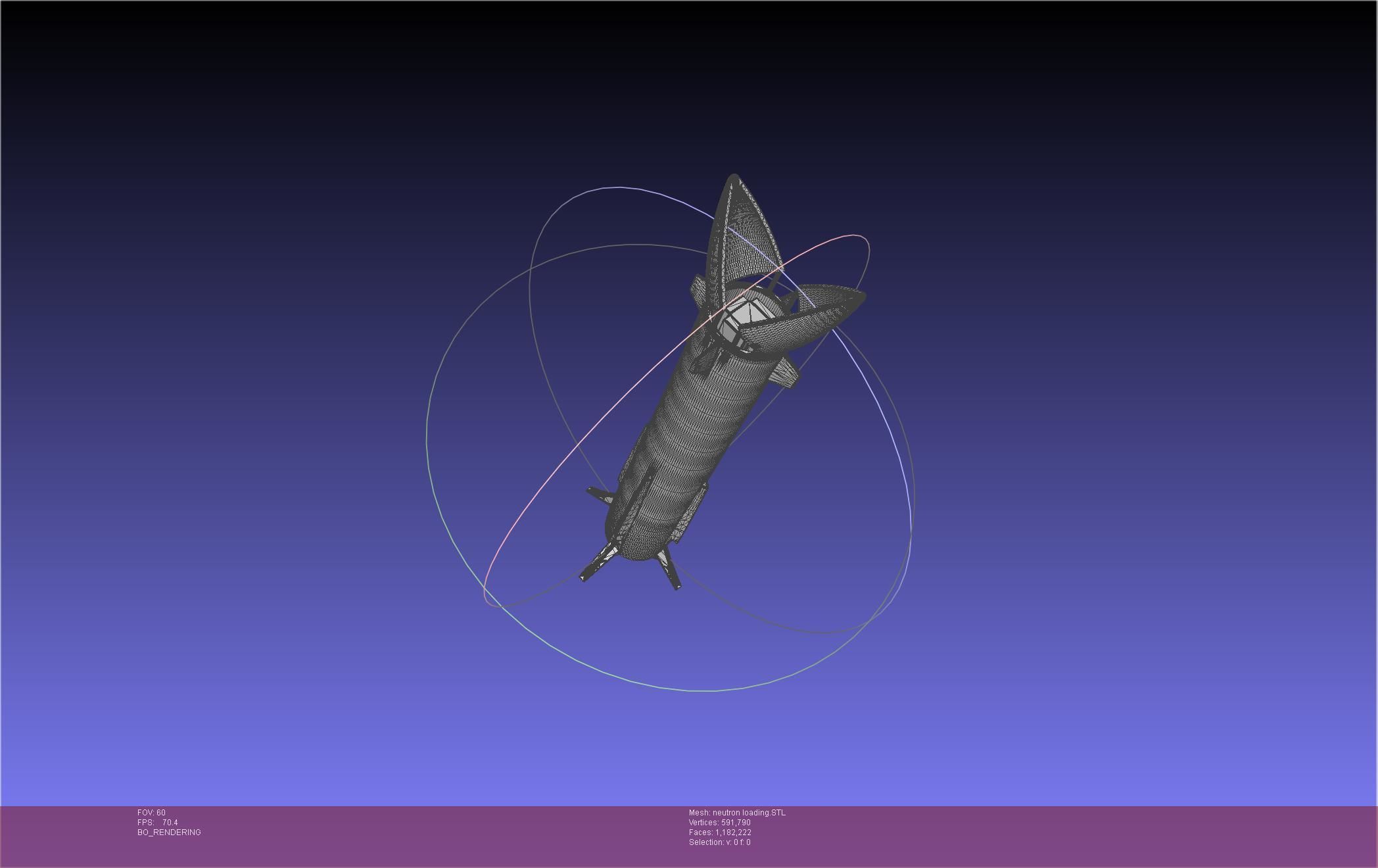 Rocket Lab Neutron Updated Version 3D print model_98