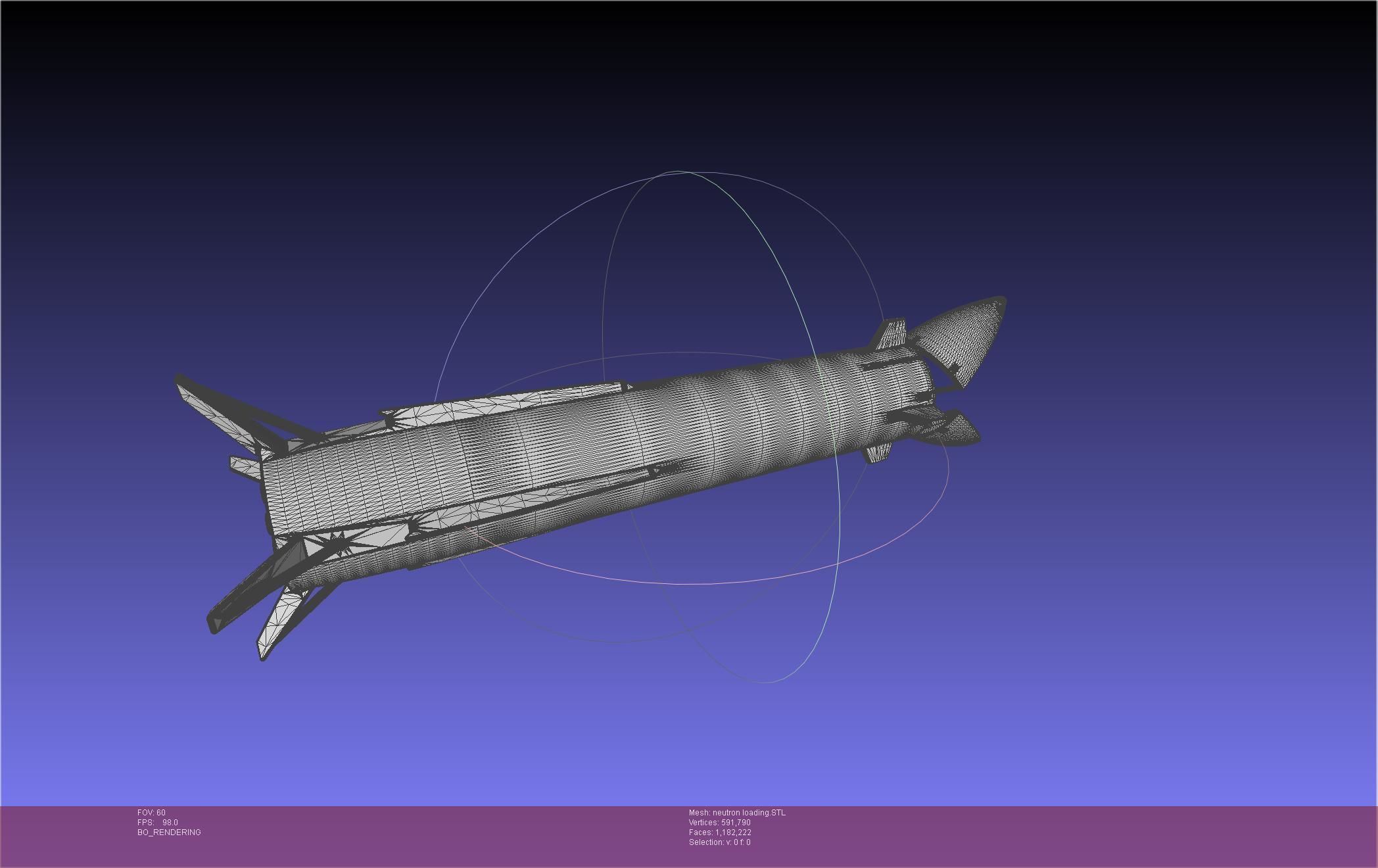 Rocket Lab Neutron Updated Version 3D print model_97