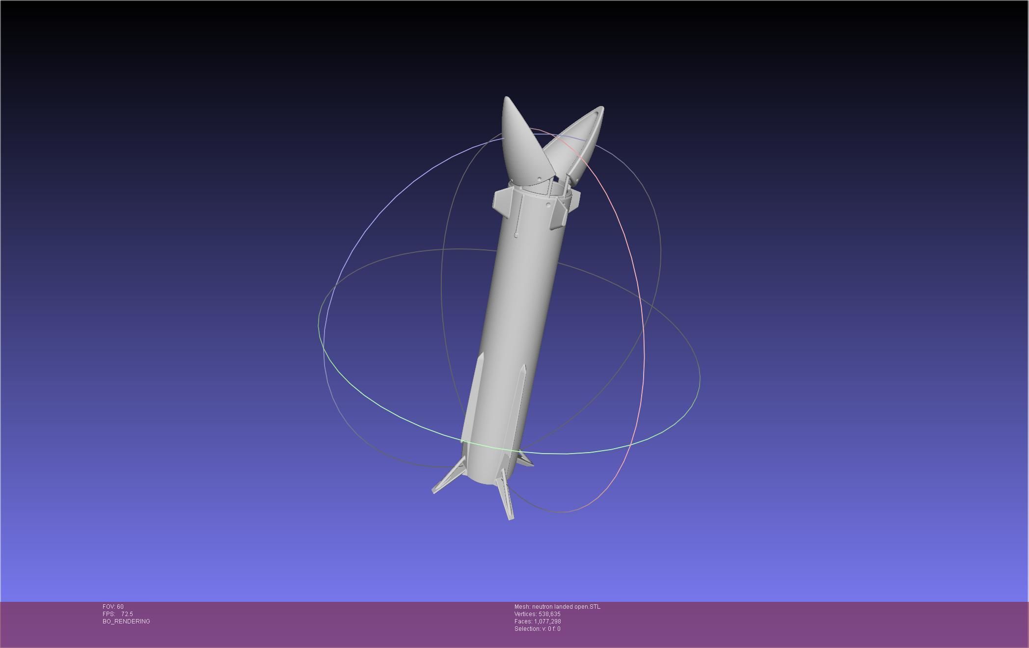 Rocket Lab Neutron Updated Version 3D print model_47