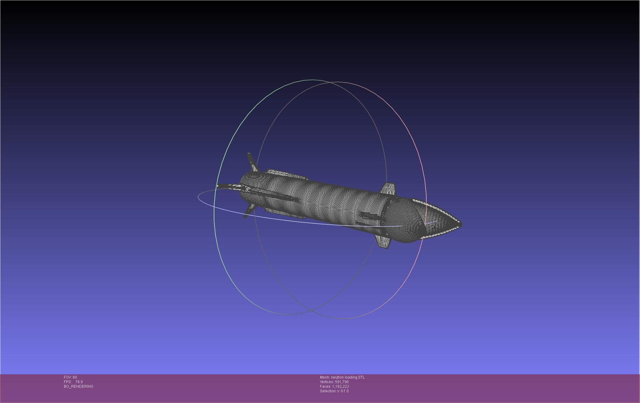 Rocket Lab Neutron Updated Version 3D print model_101