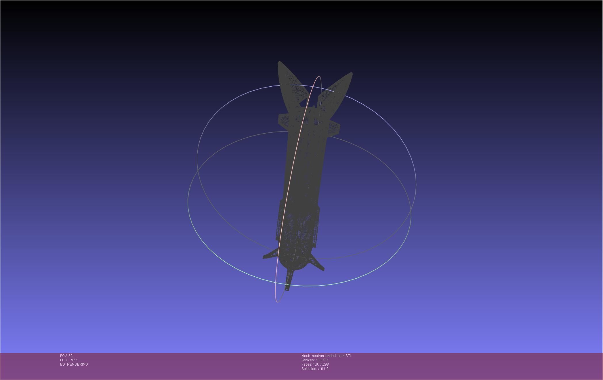 Rocket Lab Neutron Updated Version 3D print model_40