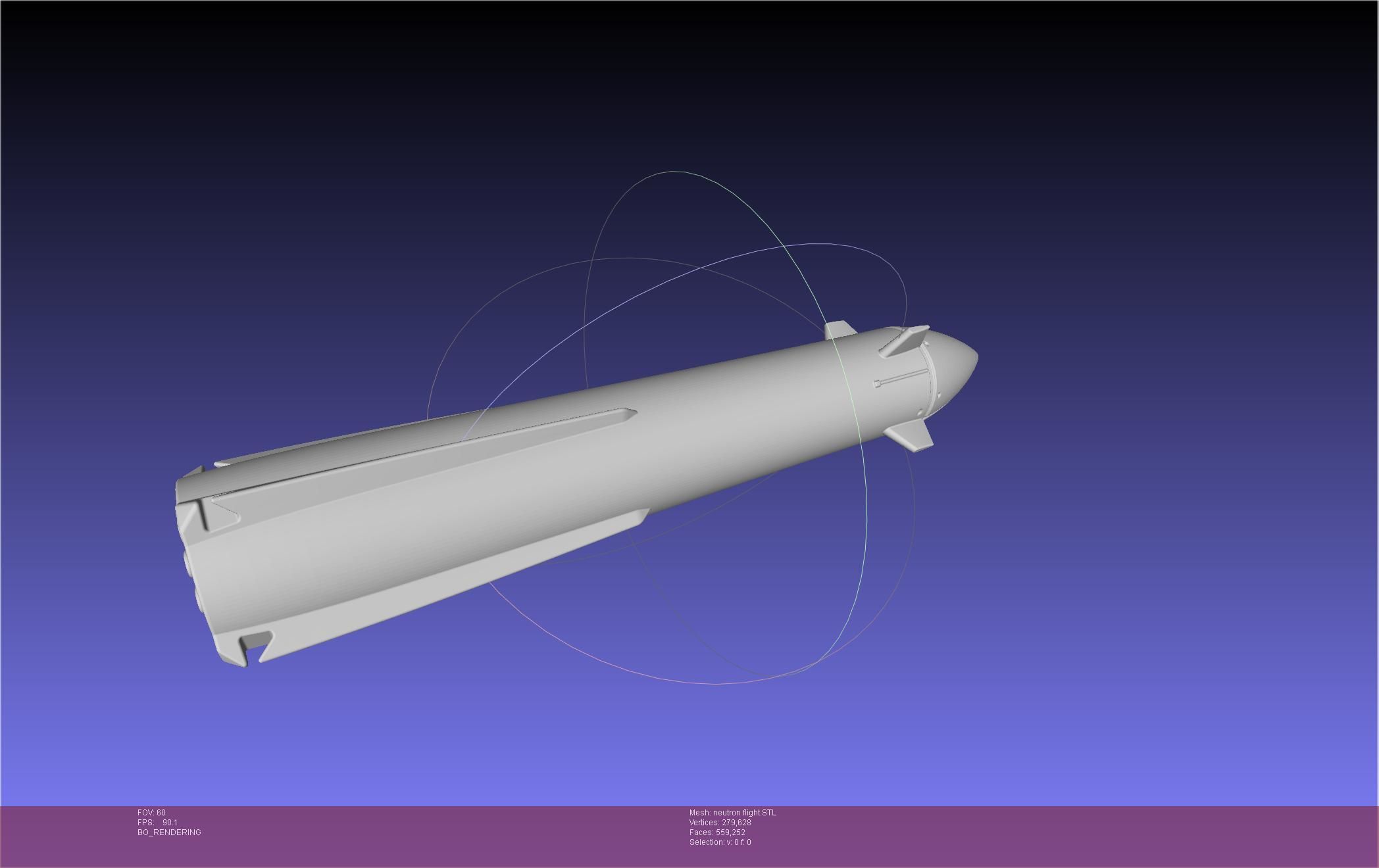 Rocket Lab Neutron Updated Version 3D print model_30