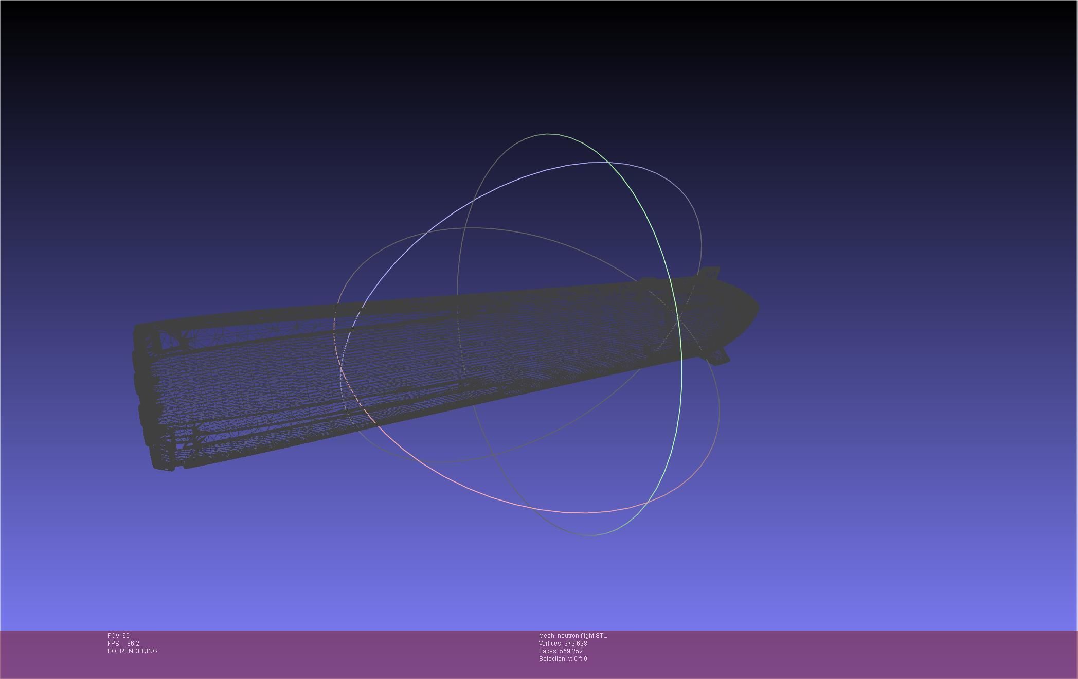 Rocket Lab Neutron Updated Version 3D print model_38