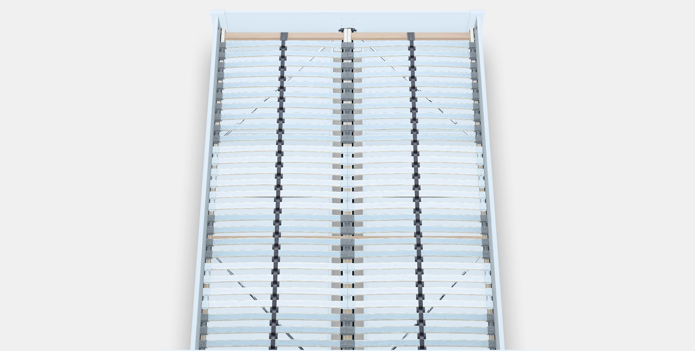 SONGESAND Bed frame with 4 storage boxes 6 Low-poly 3D model_4