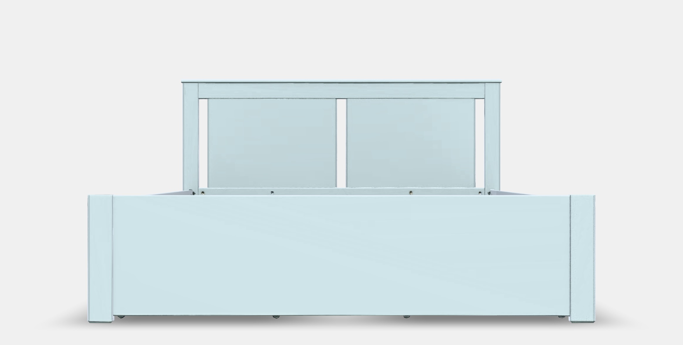 SONGESAND Bed frame with 4 storage boxes 7 3D model_11