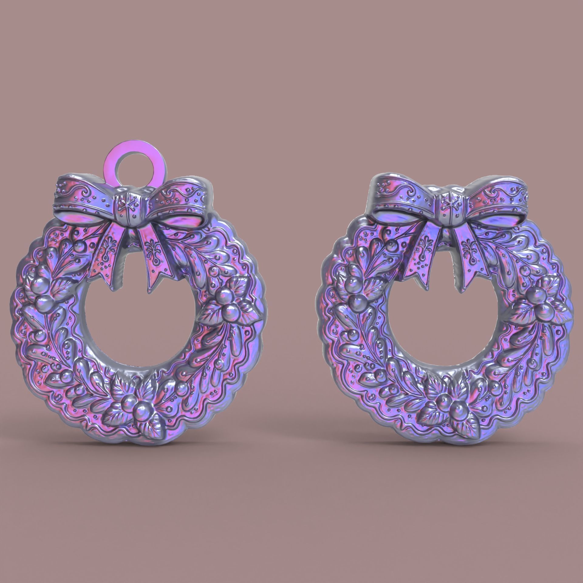 christmas tree decor  3D print model_3