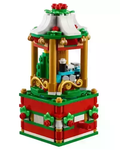 PixelBricks3D - Lego Christmas Carousel  3D print model
