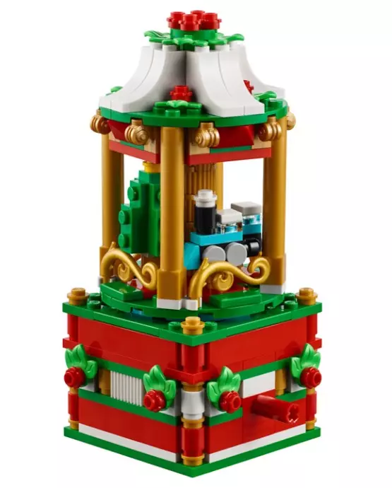 PixelBricks3D - Lego Christmas Carousel  3D print model_0