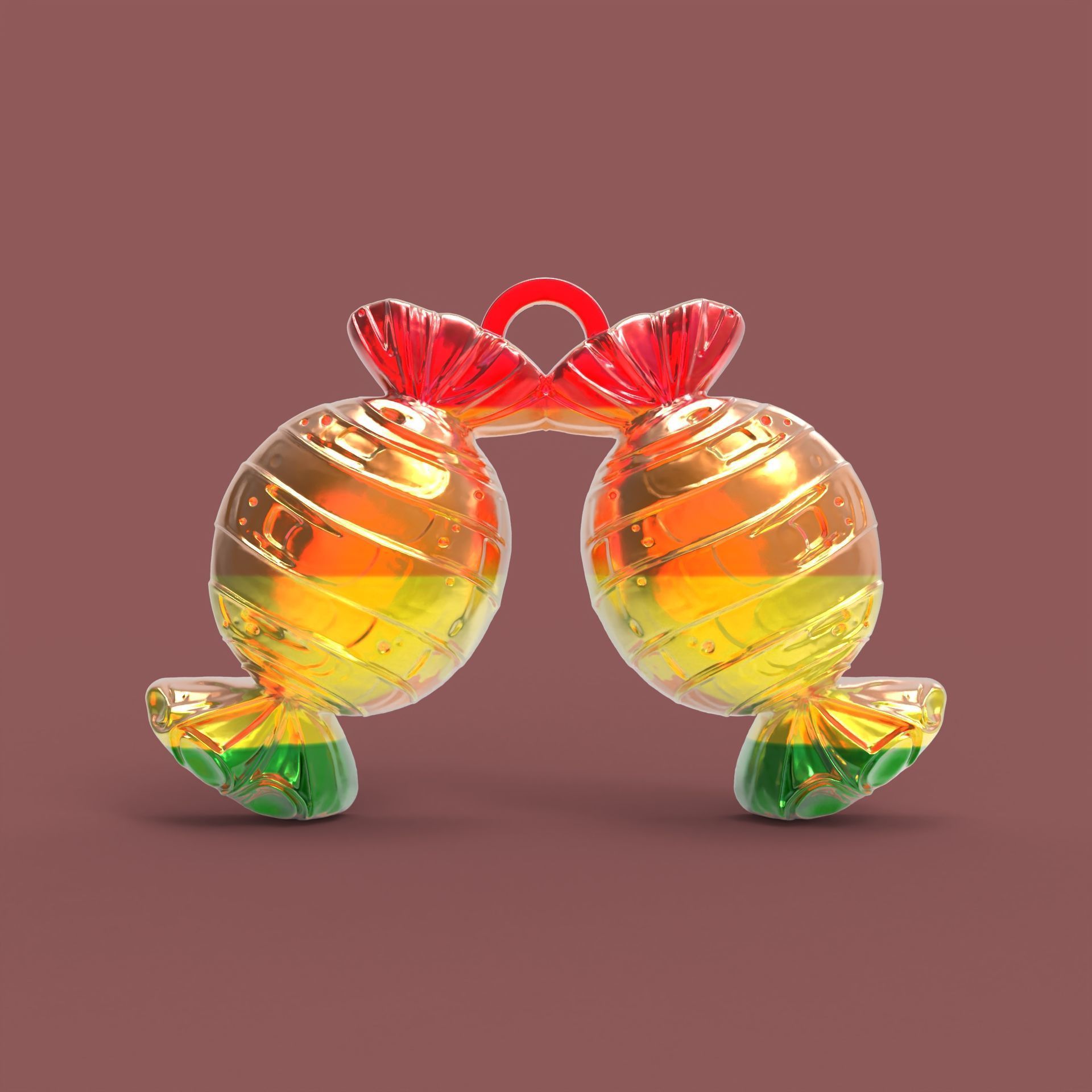 christmastree candy decor 3D print model_2